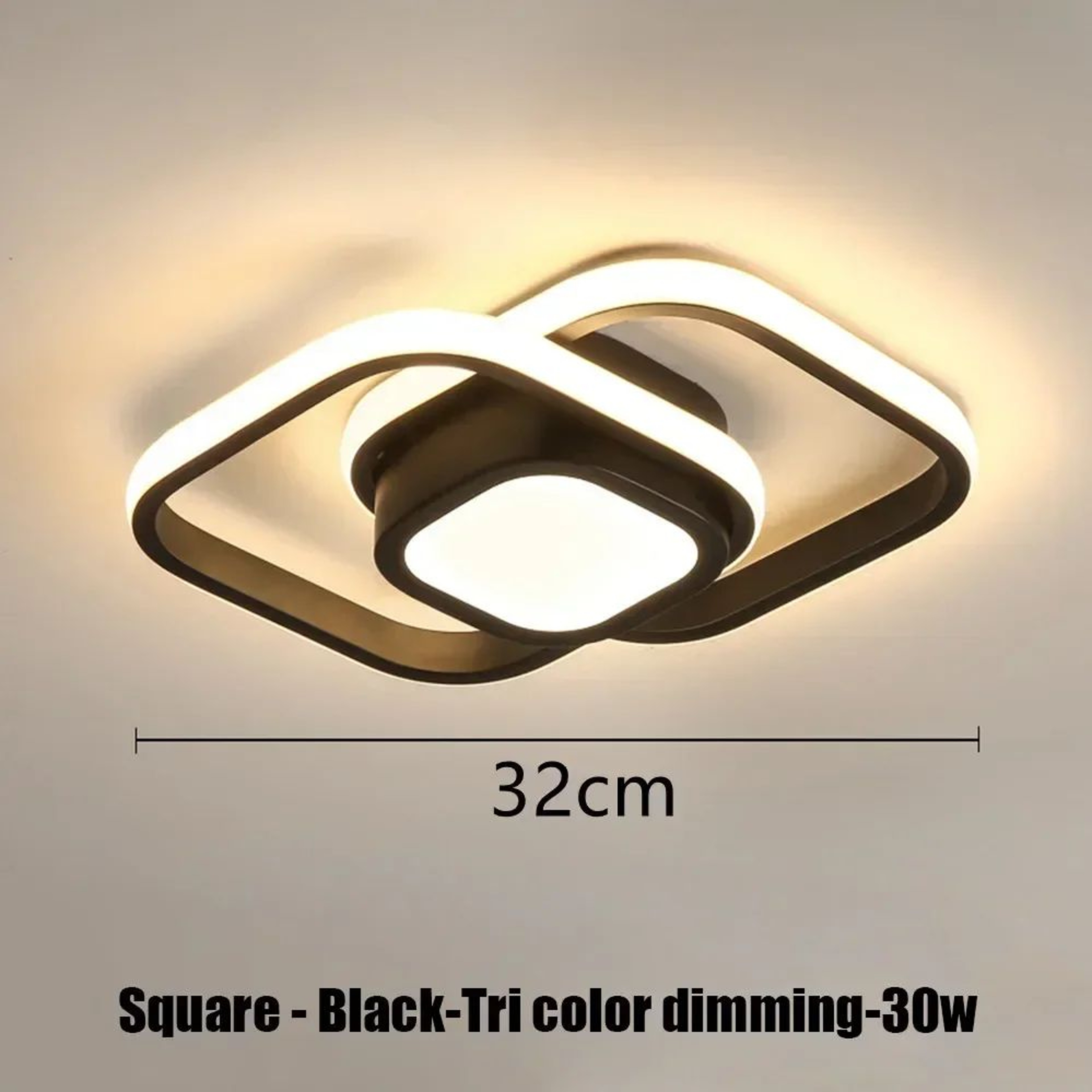 Modern LED Strip Ceiling Light  Minimalist 3 Color Lamp In Black White Or Gold For Living Room Aisl 11