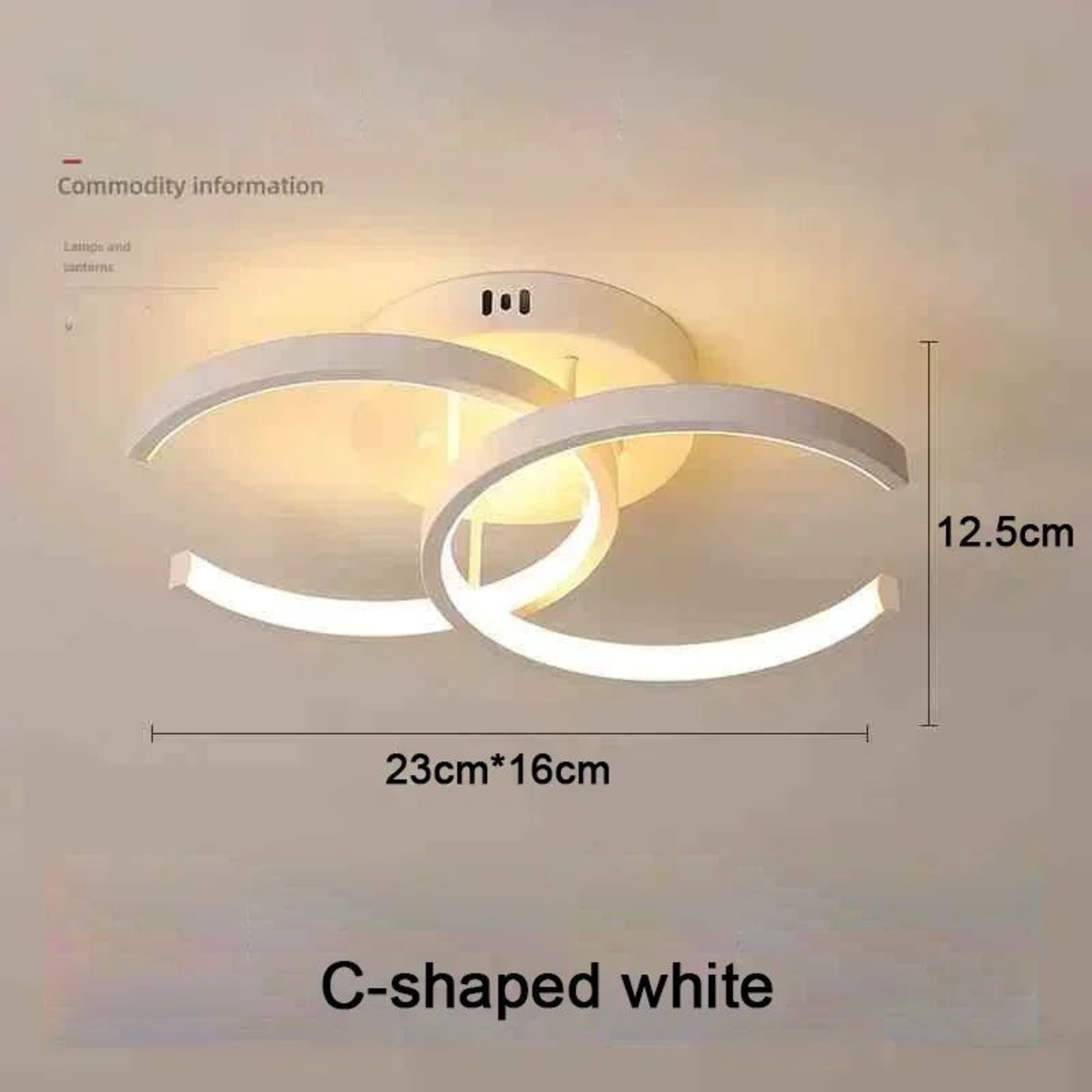 Modern LED Strip Ceiling Light  Minimalist 3 Color Lamp In Black White Or Gold For Living Room Aisl 15