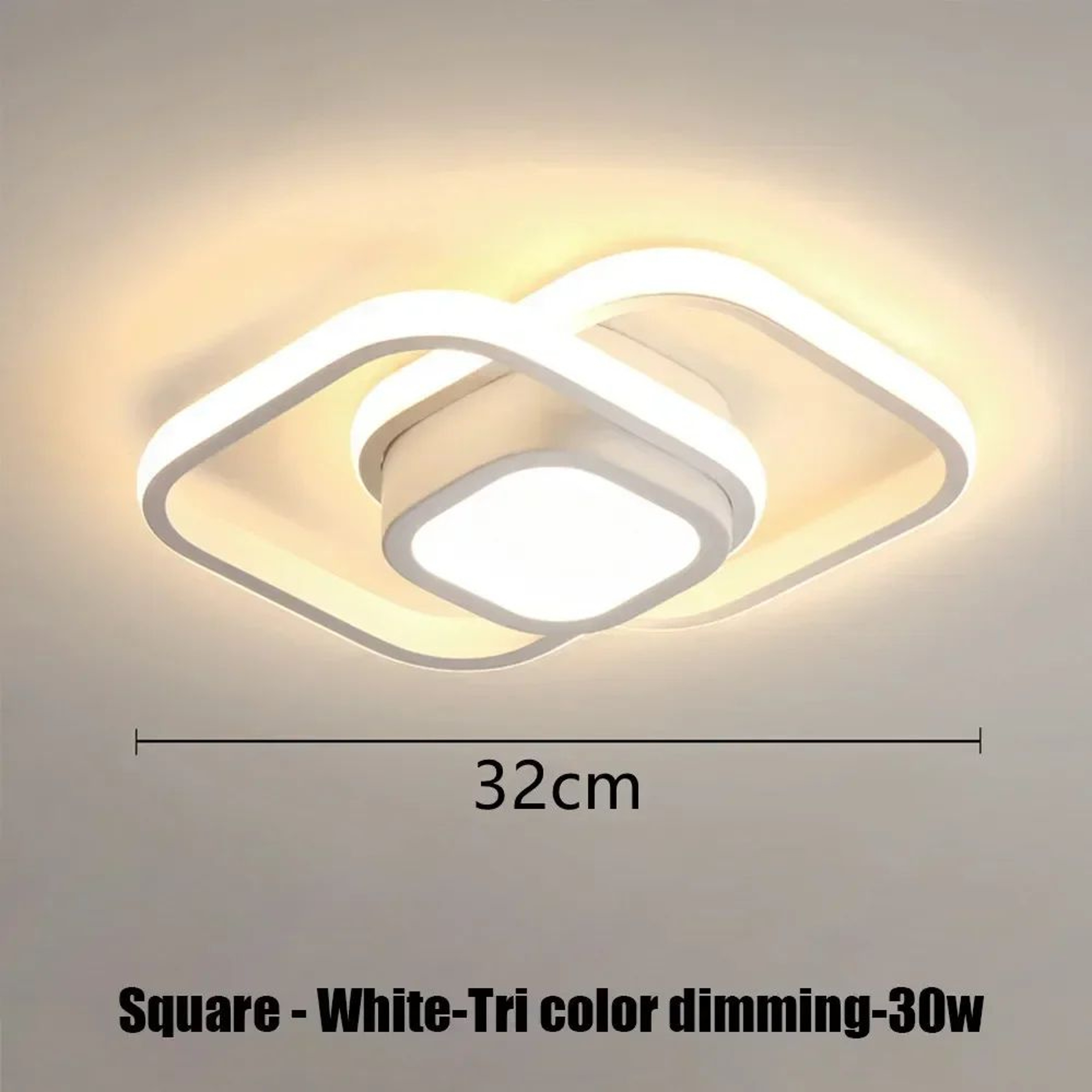 Modern LED Strip Ceiling Light  Minimalist 3 Color Lamp In Black White Or Gold For Living Room Aisl 17