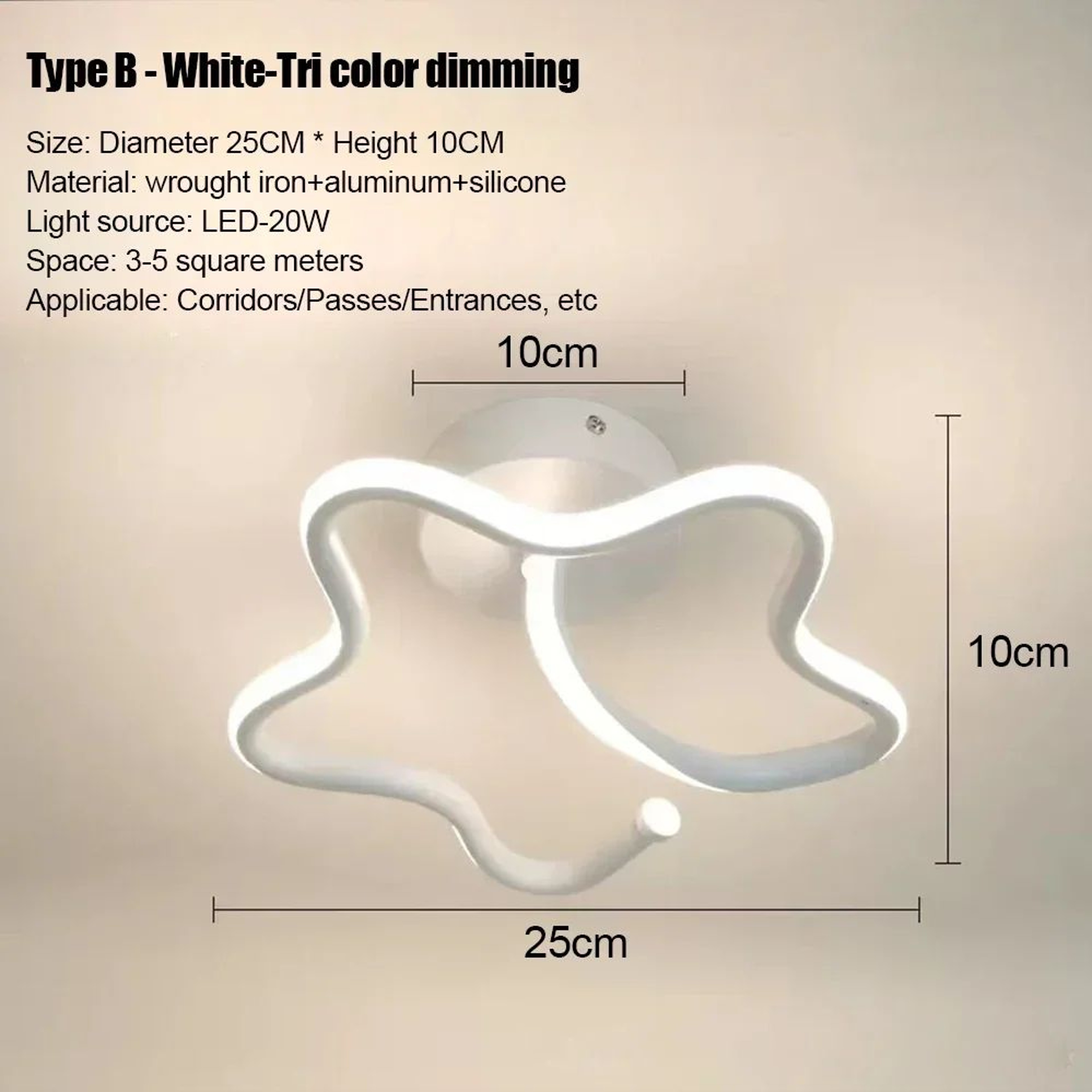 Modern LED Strip Ceiling Light  Minimalist 3 Color Lamp In Black White Or Gold For Living Room Aisl 19