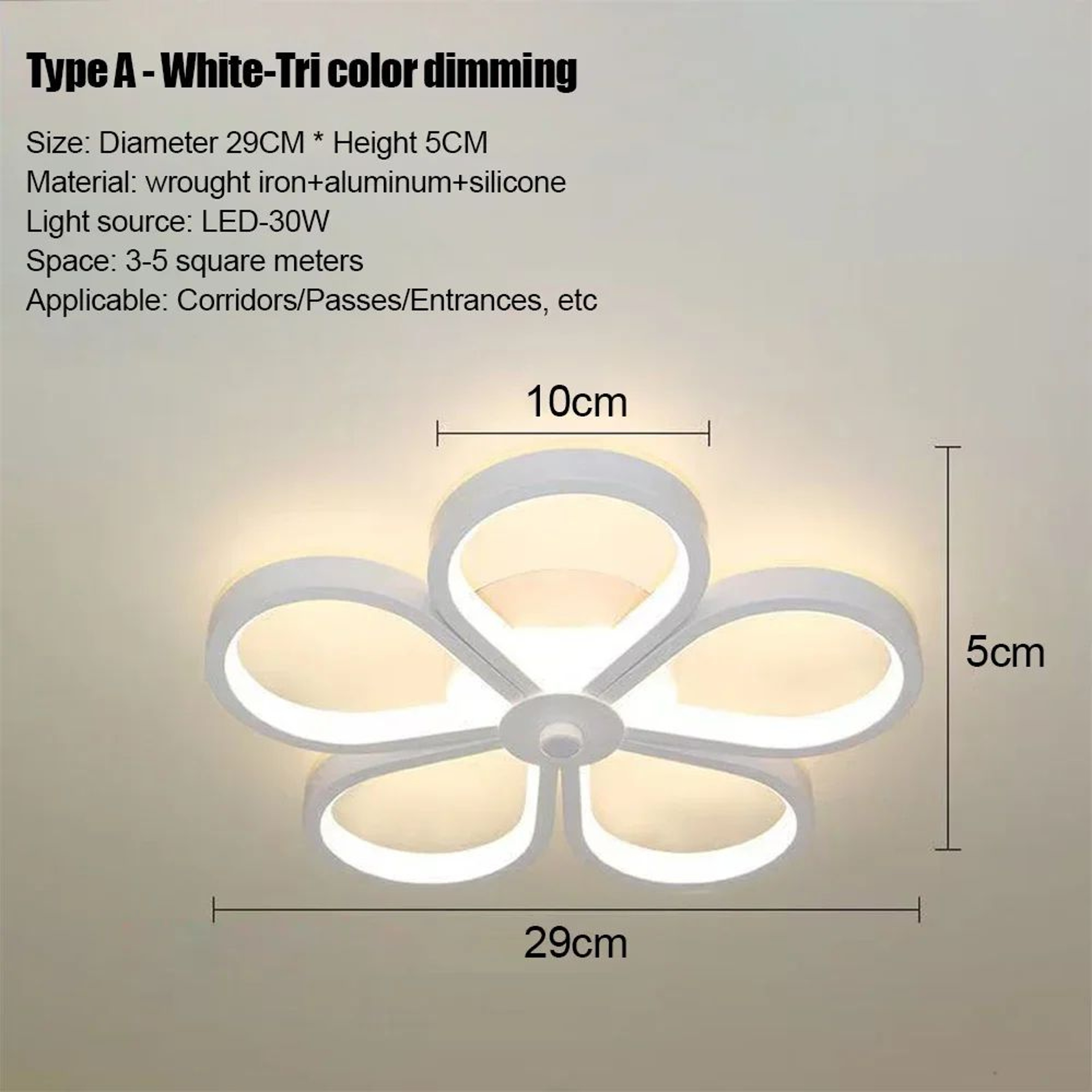 Modern LED Strip Ceiling Light  Minimalist 3 Color Lamp In Black White Or Gold For Living Room Aisl 20