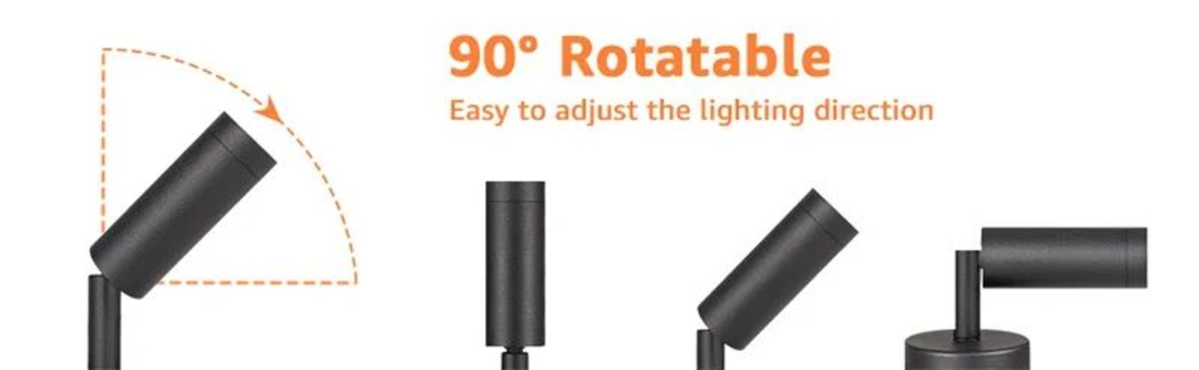 Indoor LED Spotlights  2 Pack 5W Dimmable Uplights With Memory And 3 Color Temperatures For Plants  4