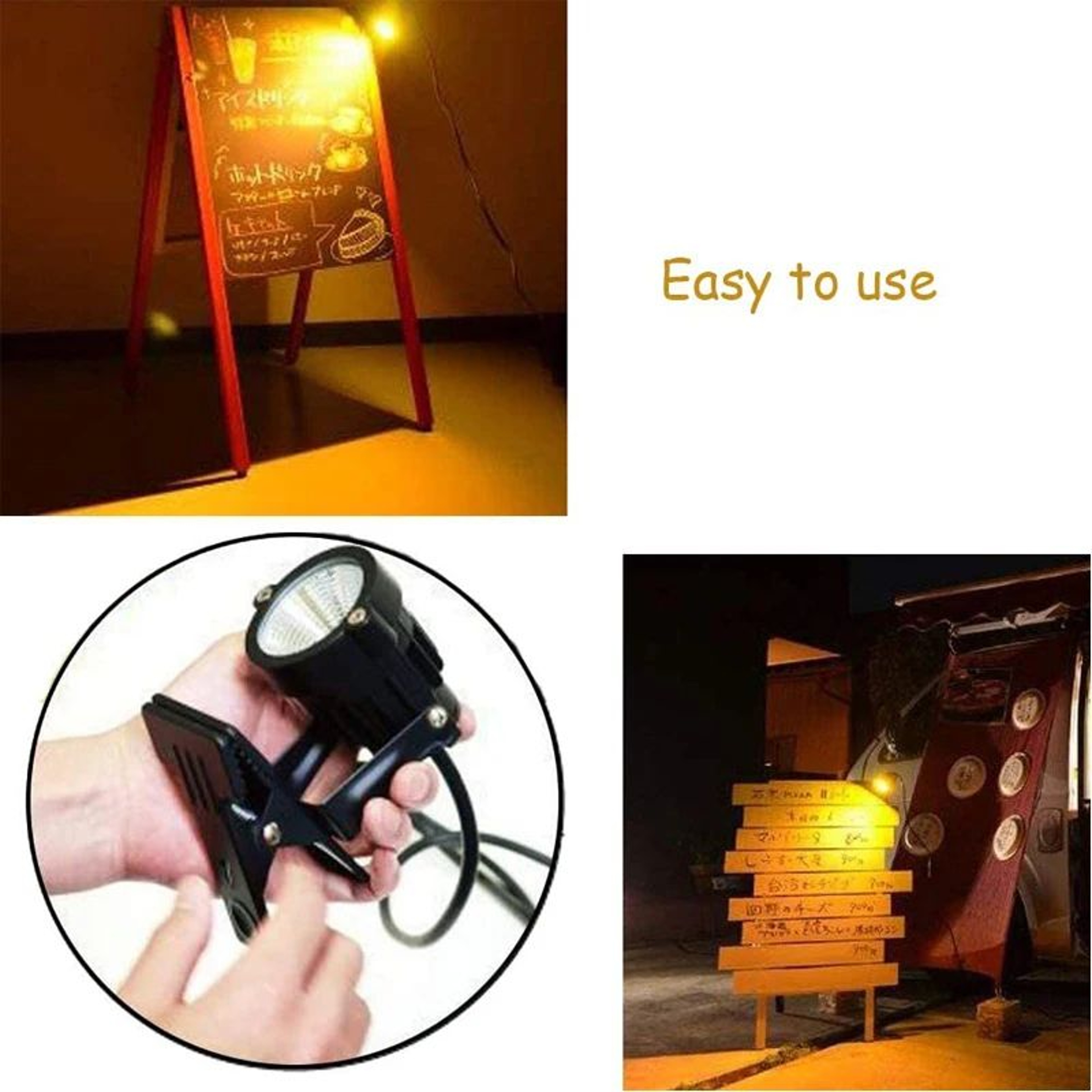LED Clamp Spotlight  12W COB Clip On Accent Light With Plug For Desk Plant Decor Trade Show Worksho 4