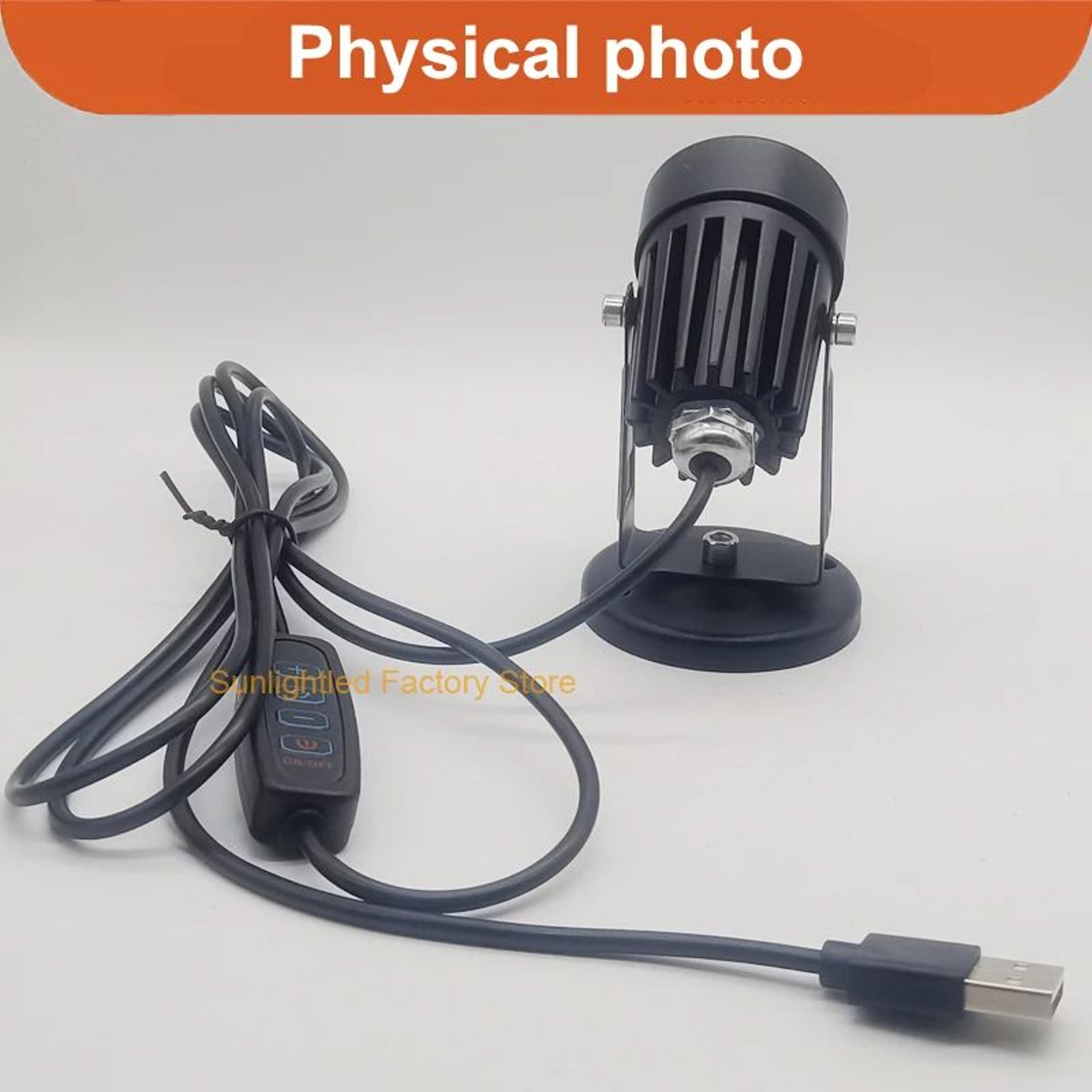 Indoor LED Accent Spotlight  Dimmable Uplight With Timer 3 Color Modes And 270 Degree Head For Plan 4