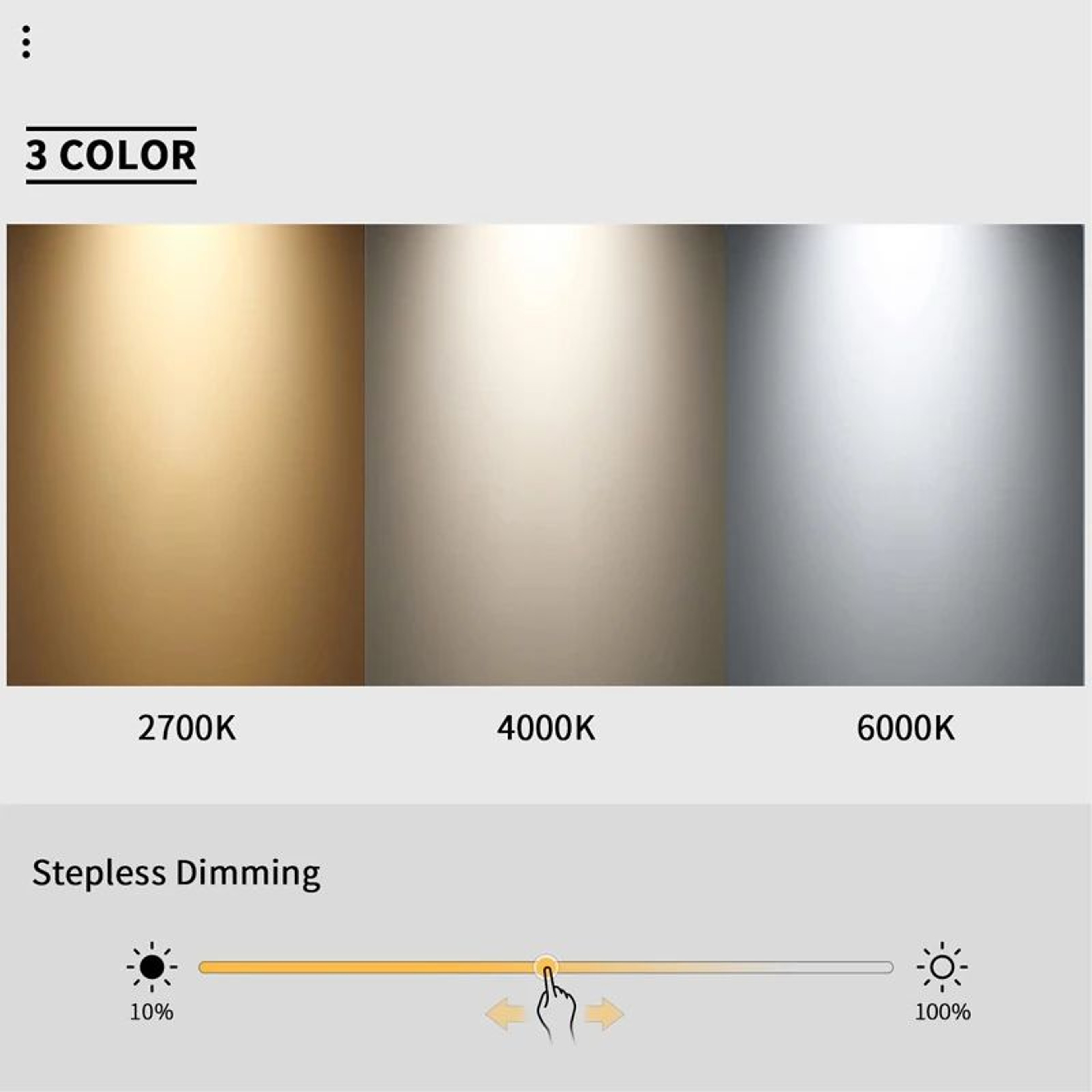 Indoor LED Accent Spotlight  Dimmable Uplight With Timer 3 Color Modes And 270 Degree Head For Plan 7