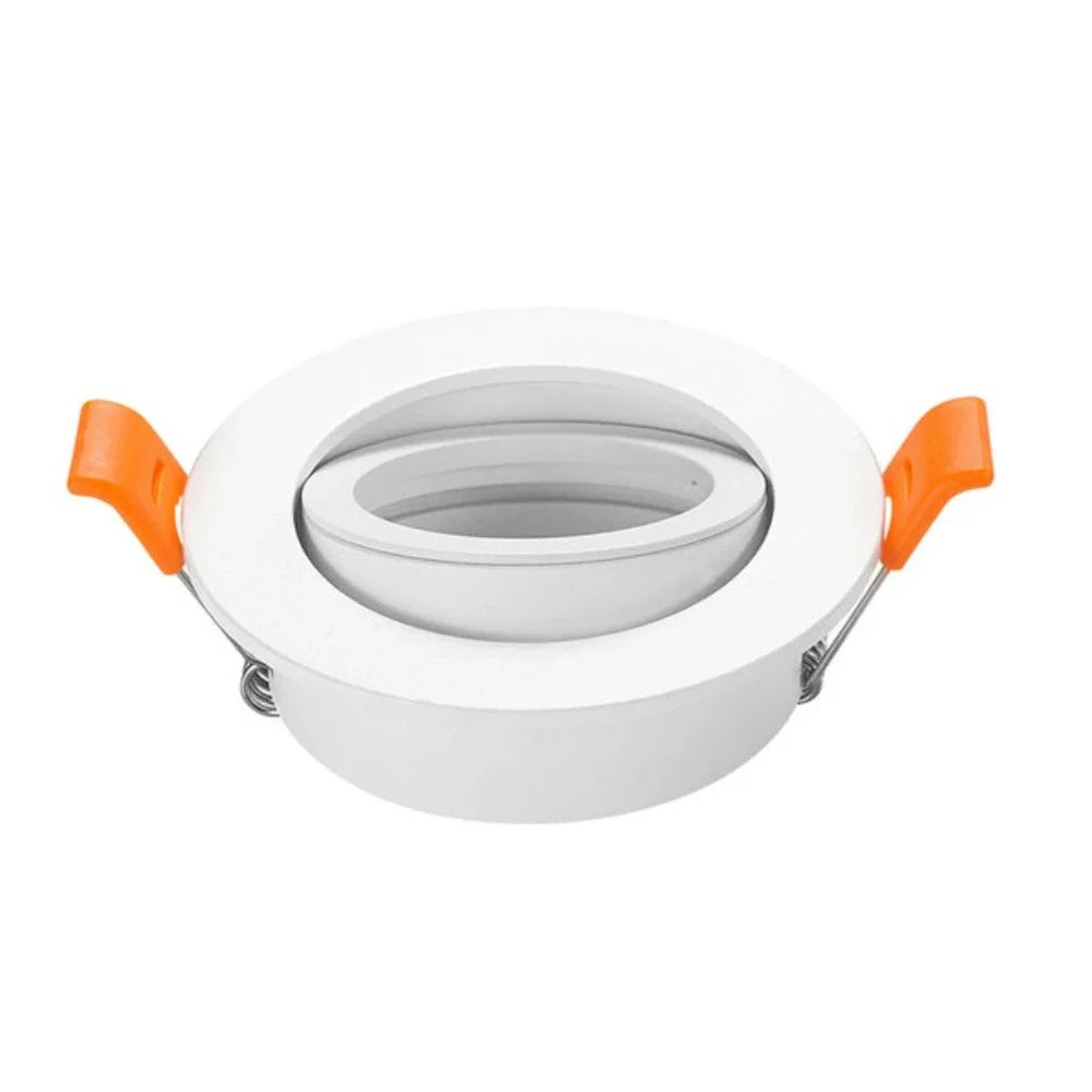 Adjustable Aluminum Downlight Frame  Round GU10 MR16 Ceiling Spotlight Fitting In Black White Or Si