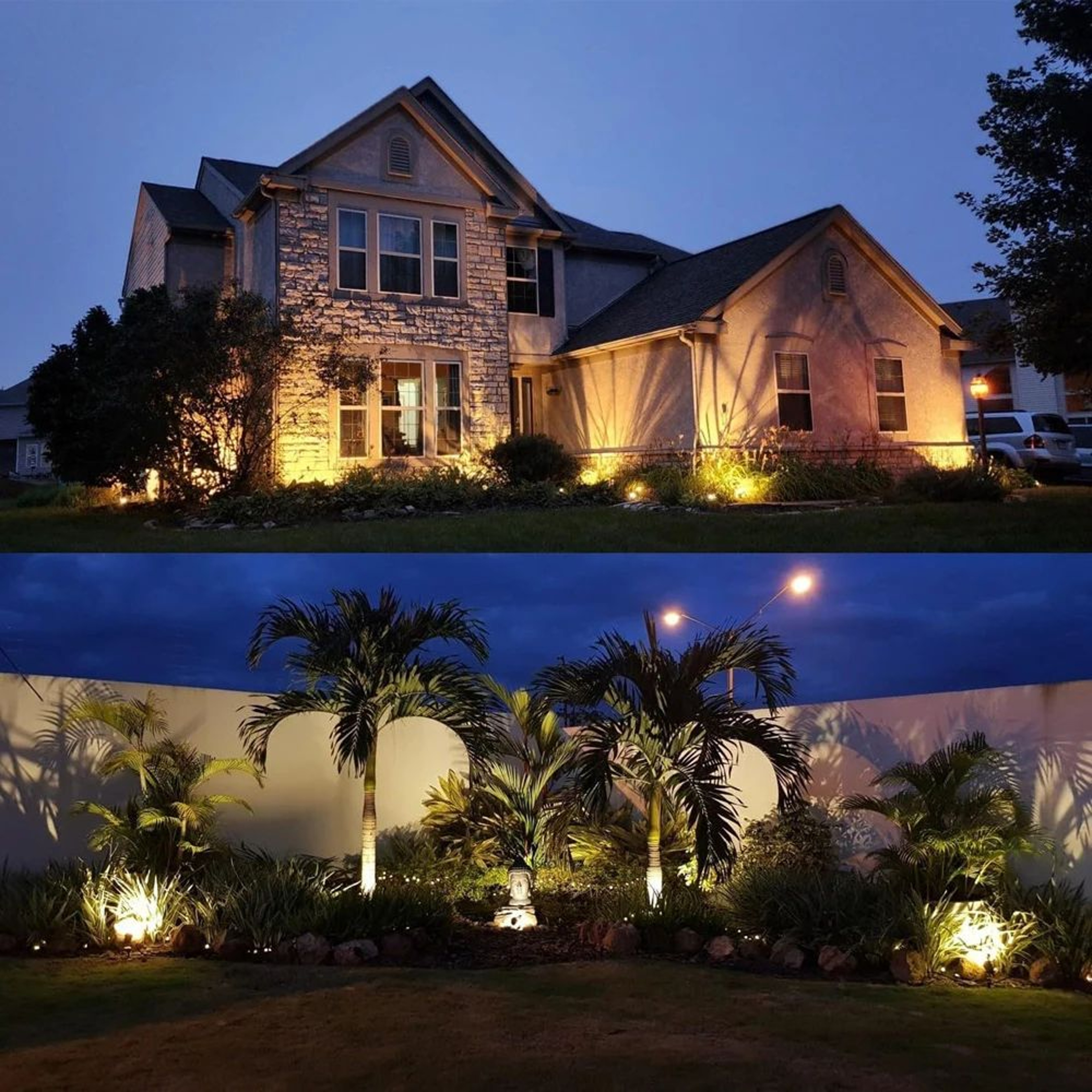 20W LED Landscape Spotlight  Decorative Plug In Accent Light For Indoor Outdoor Garden Lawn Tree An