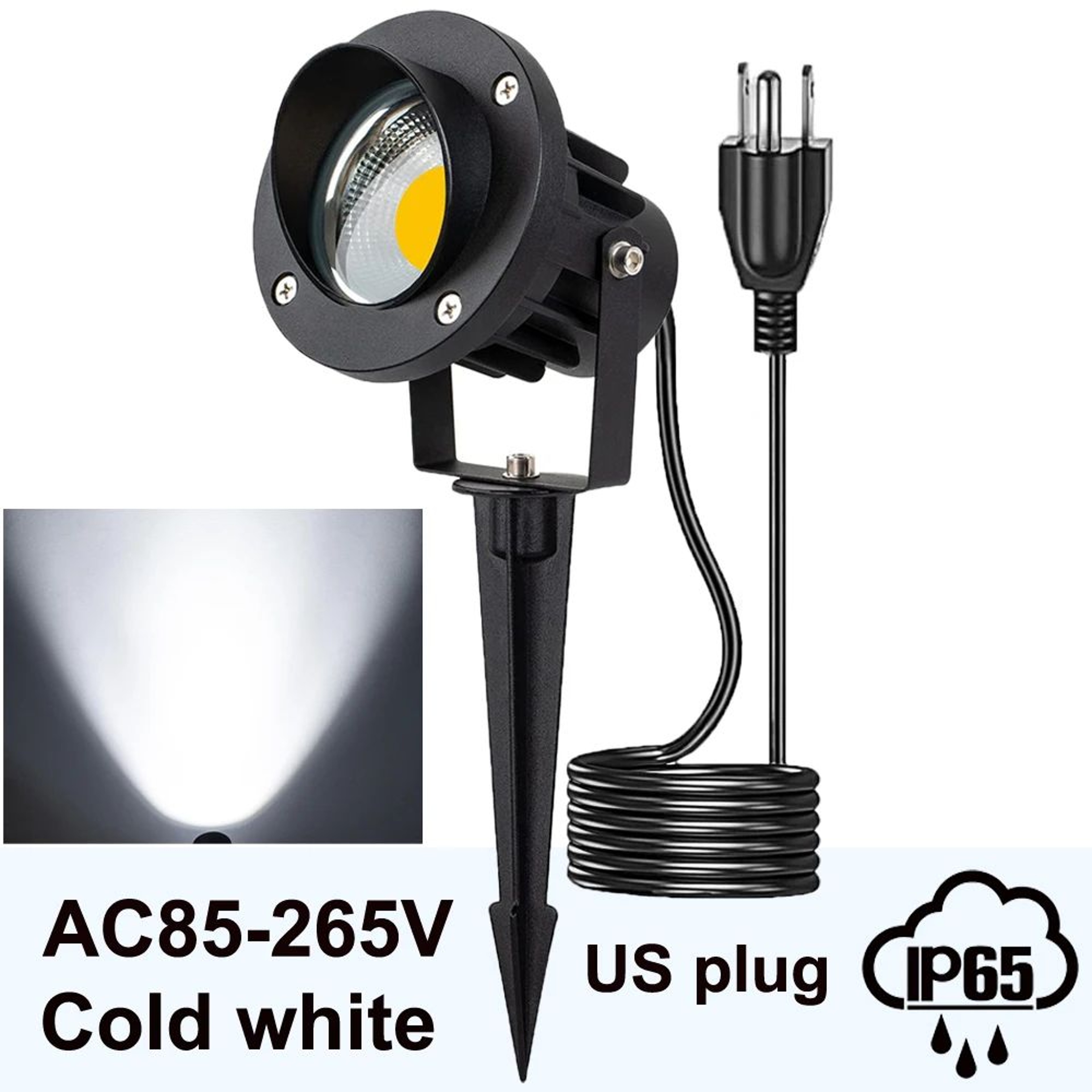 20W LED Landscape Spotlight  Decorative Plug In Accent Light For Indoor Outdoor Garden Lawn Tree An 11