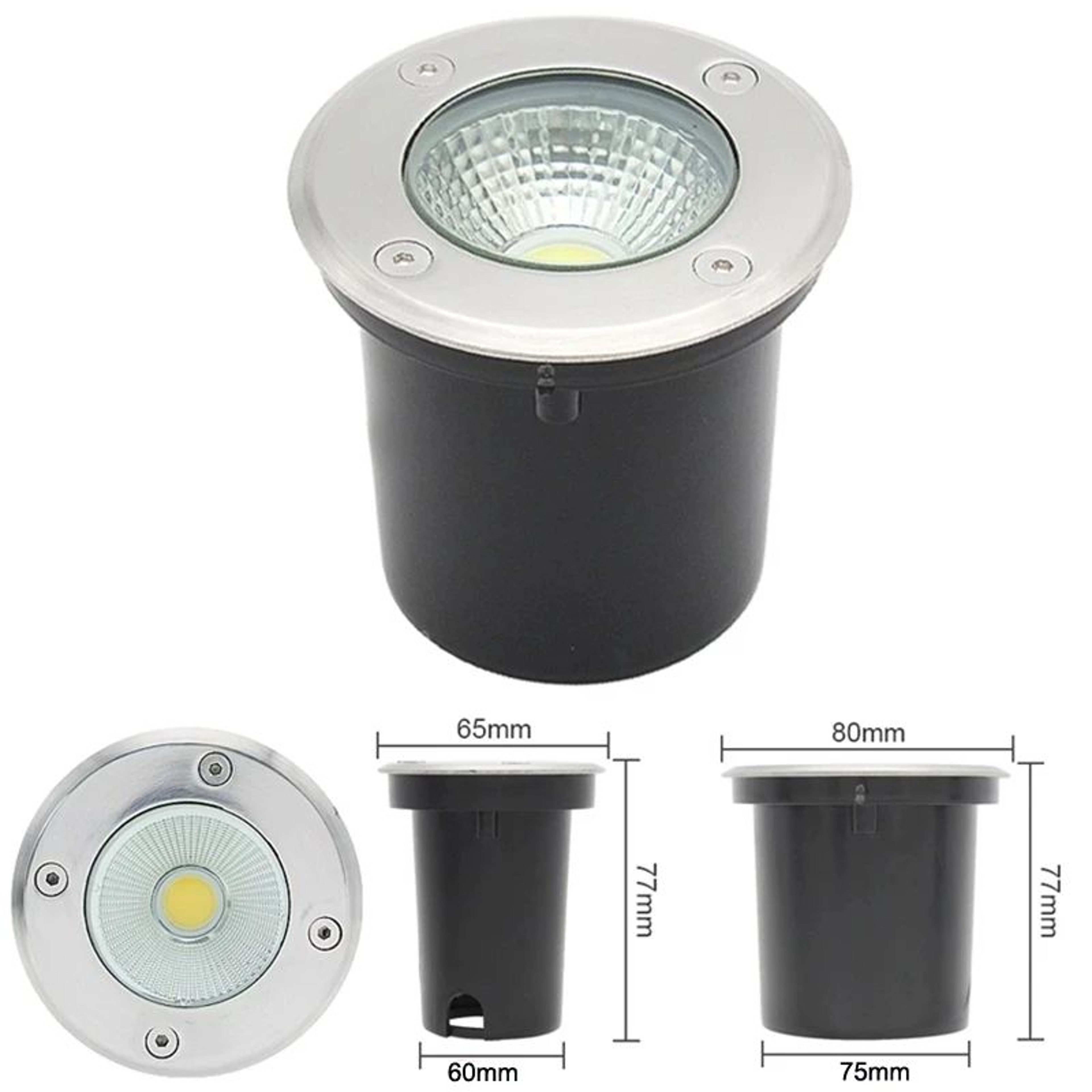LED Underground Spotlight  6W Or 10W Waterproof InGround Light For Deck Steps Trees Paths And Garde