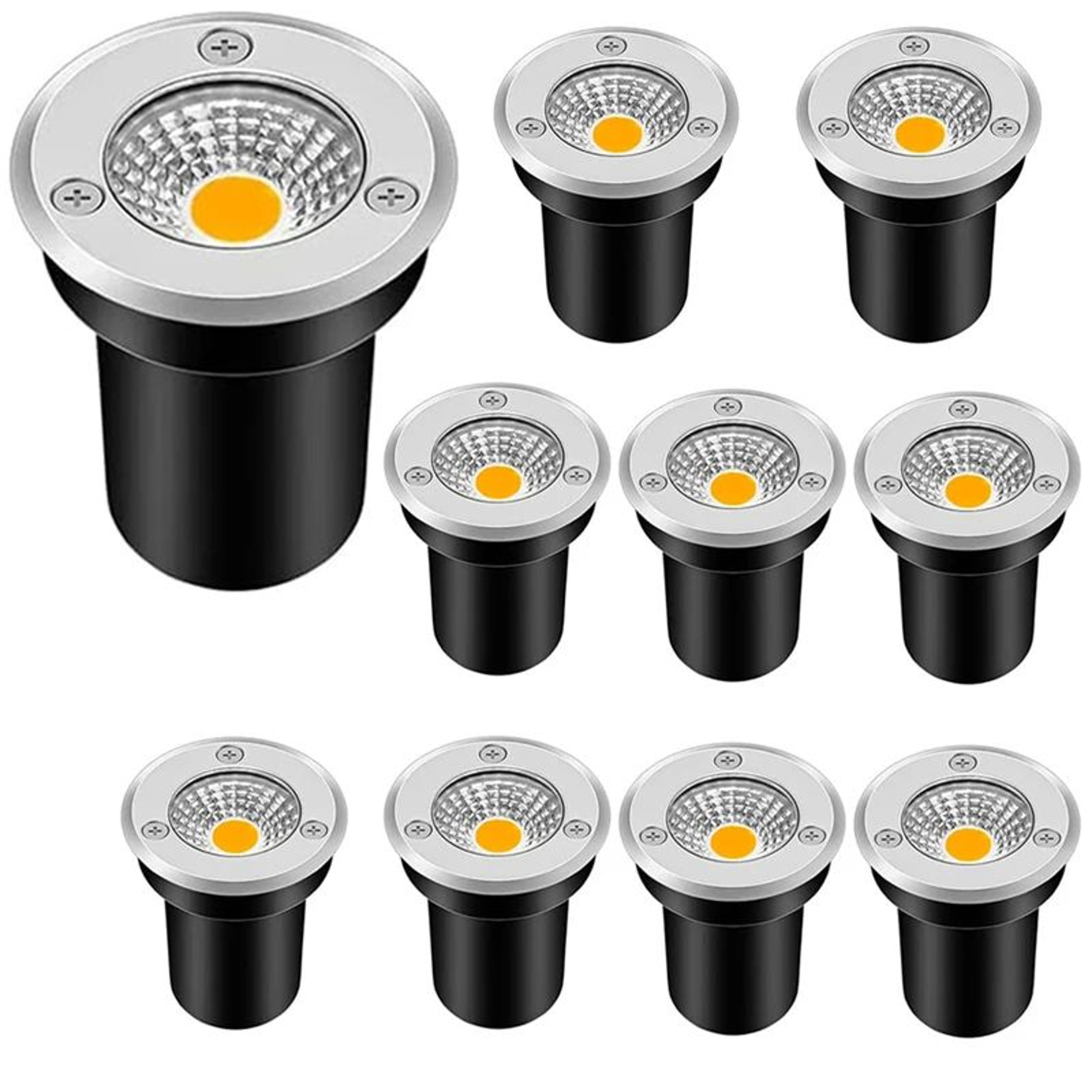 LED Underground Spotlight  6W Or 10W Waterproof InGround Light For Deck Steps Trees Paths And Garde 17