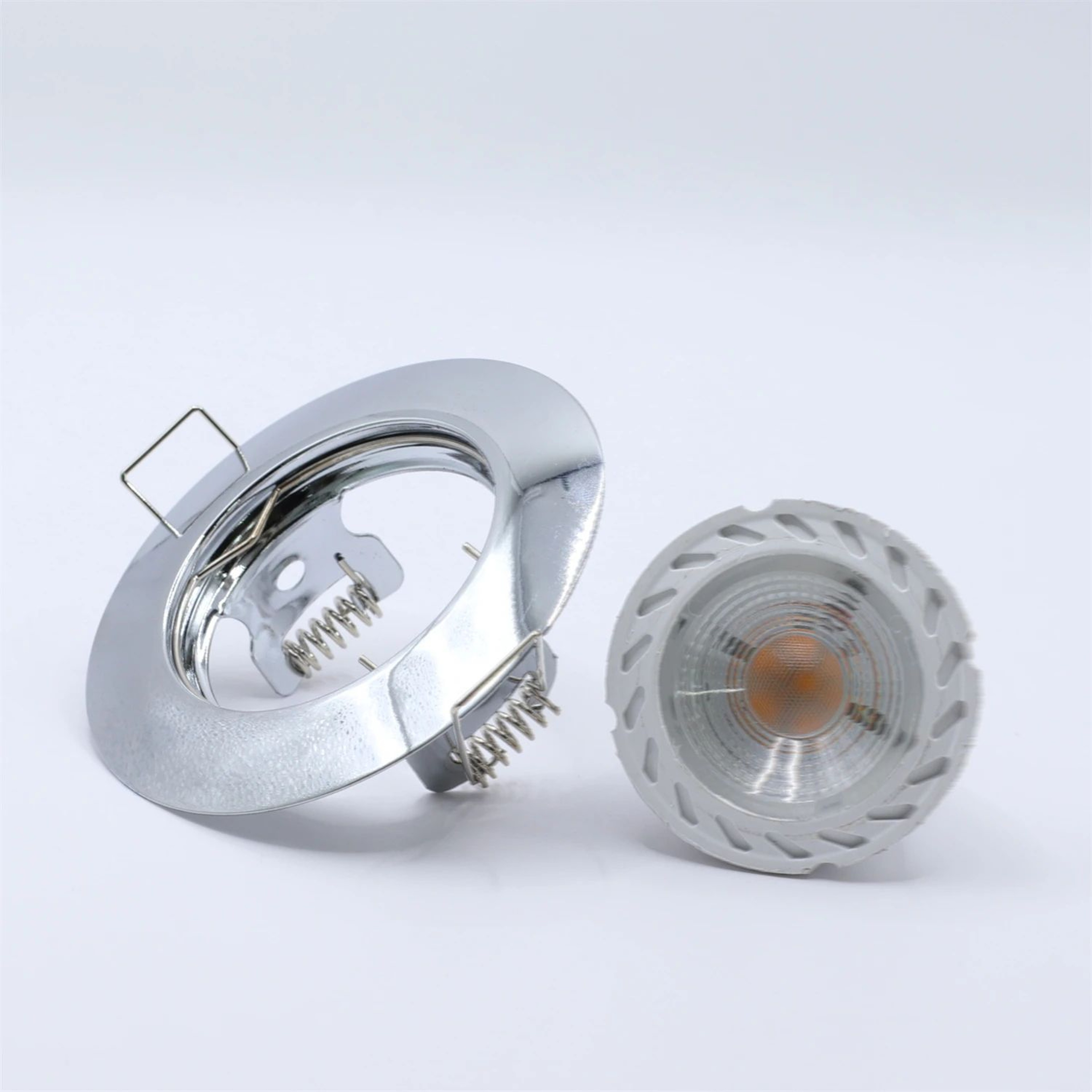 Adjustable MR16 Downlight Frame  Die Cast Metal Recessed Ceiling Spotlight Fitting With 217 In Cuto 2