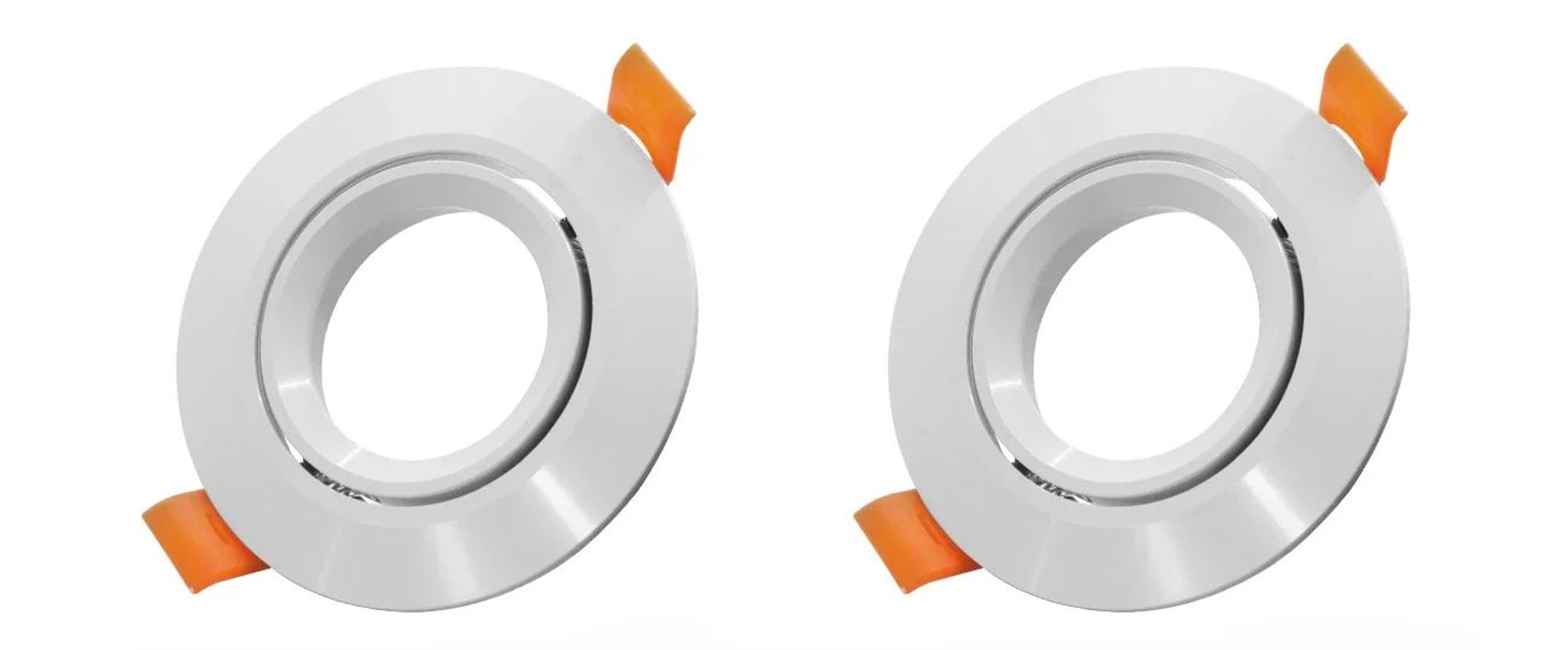 Adjustable GU10 MR16 Downlight Frame  Aluminum Ceiling Fitting In Silver White Or Black With 276 In 10