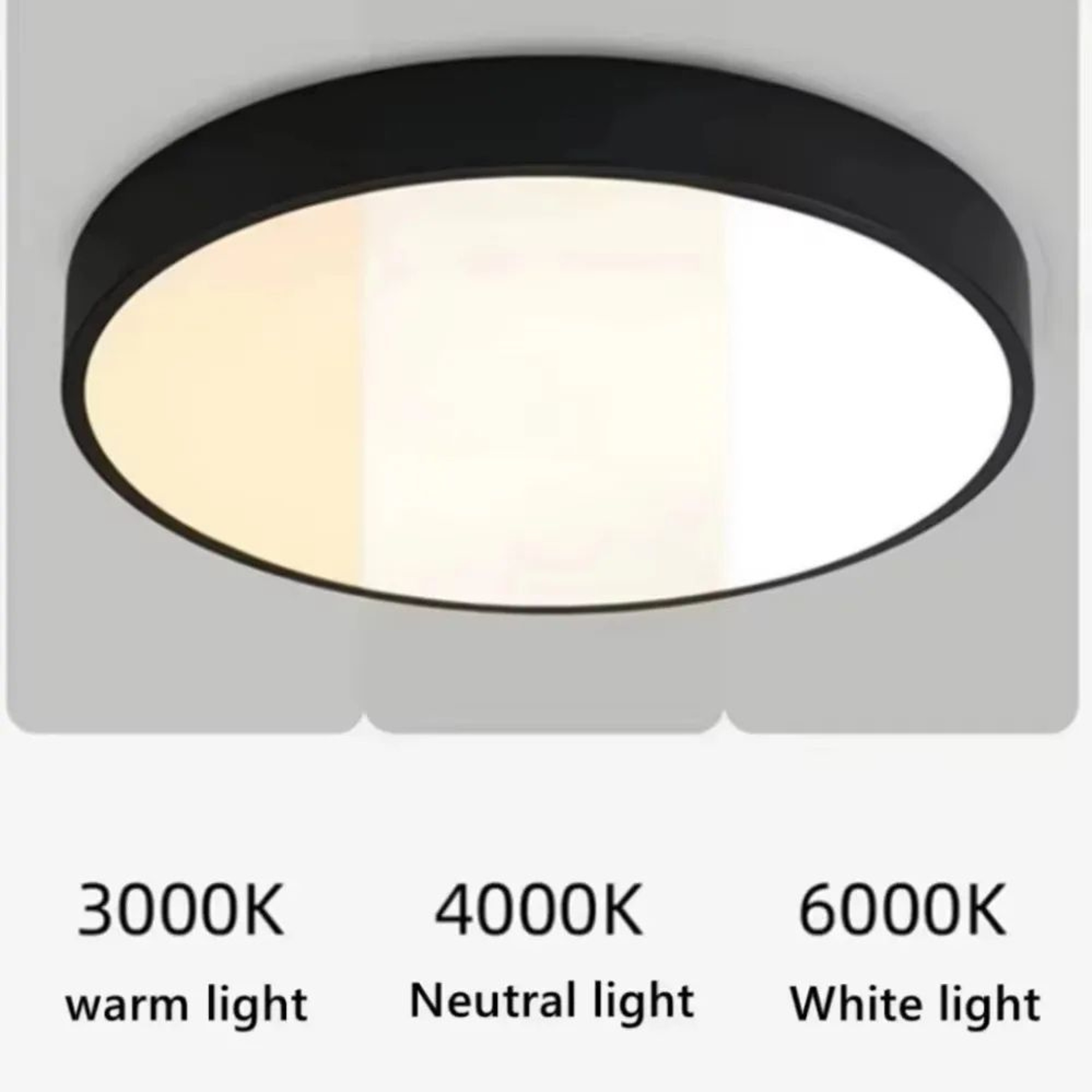 Modern Round LED Ceiling Light  Acrylic Lamp With Warm Cool Or Dimmable Options For Living Room Bed 4