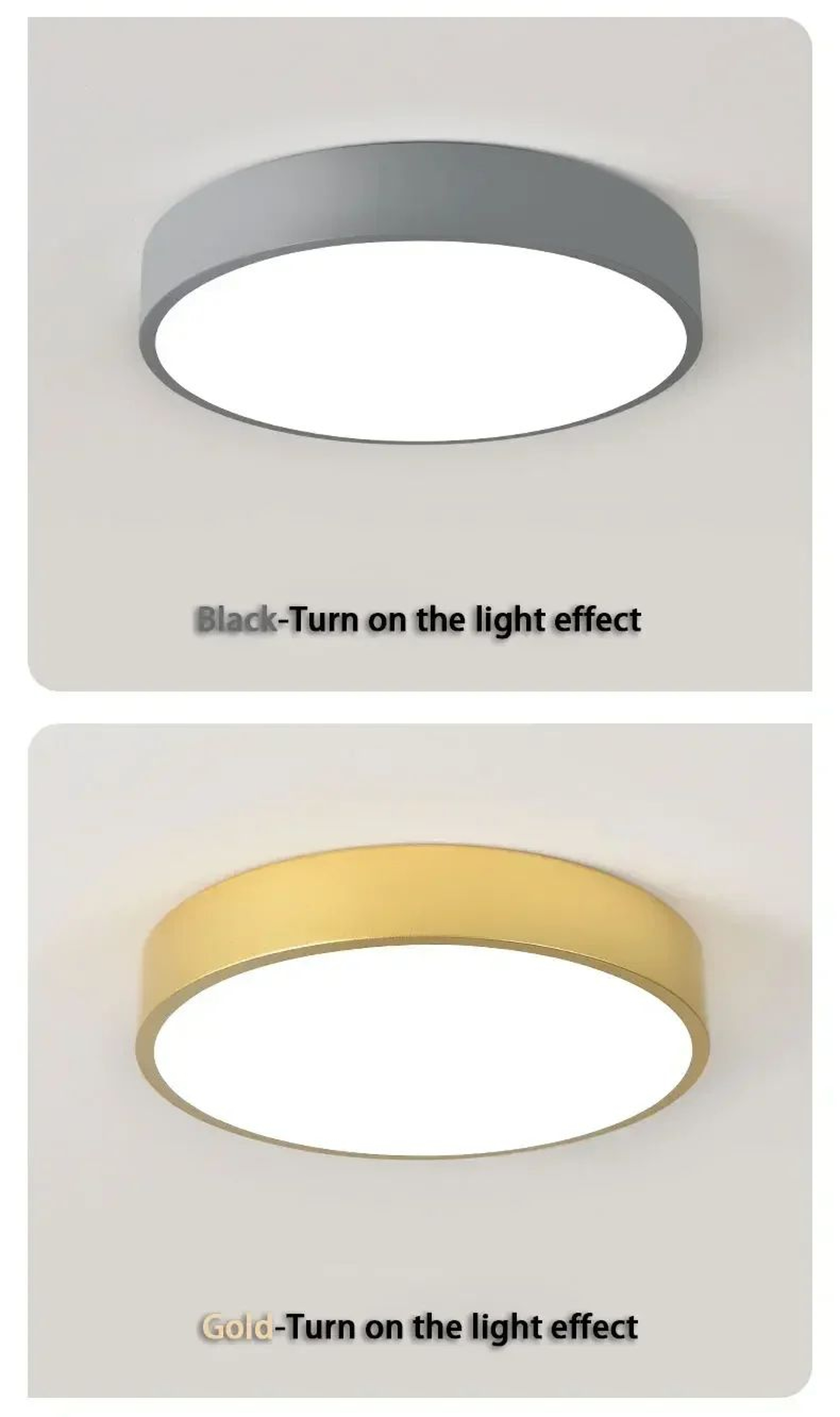 Modern Round LED Ceiling Light  Acrylic Lamp With Warm Cool Or Dimmable Options For Living Room Bed 6