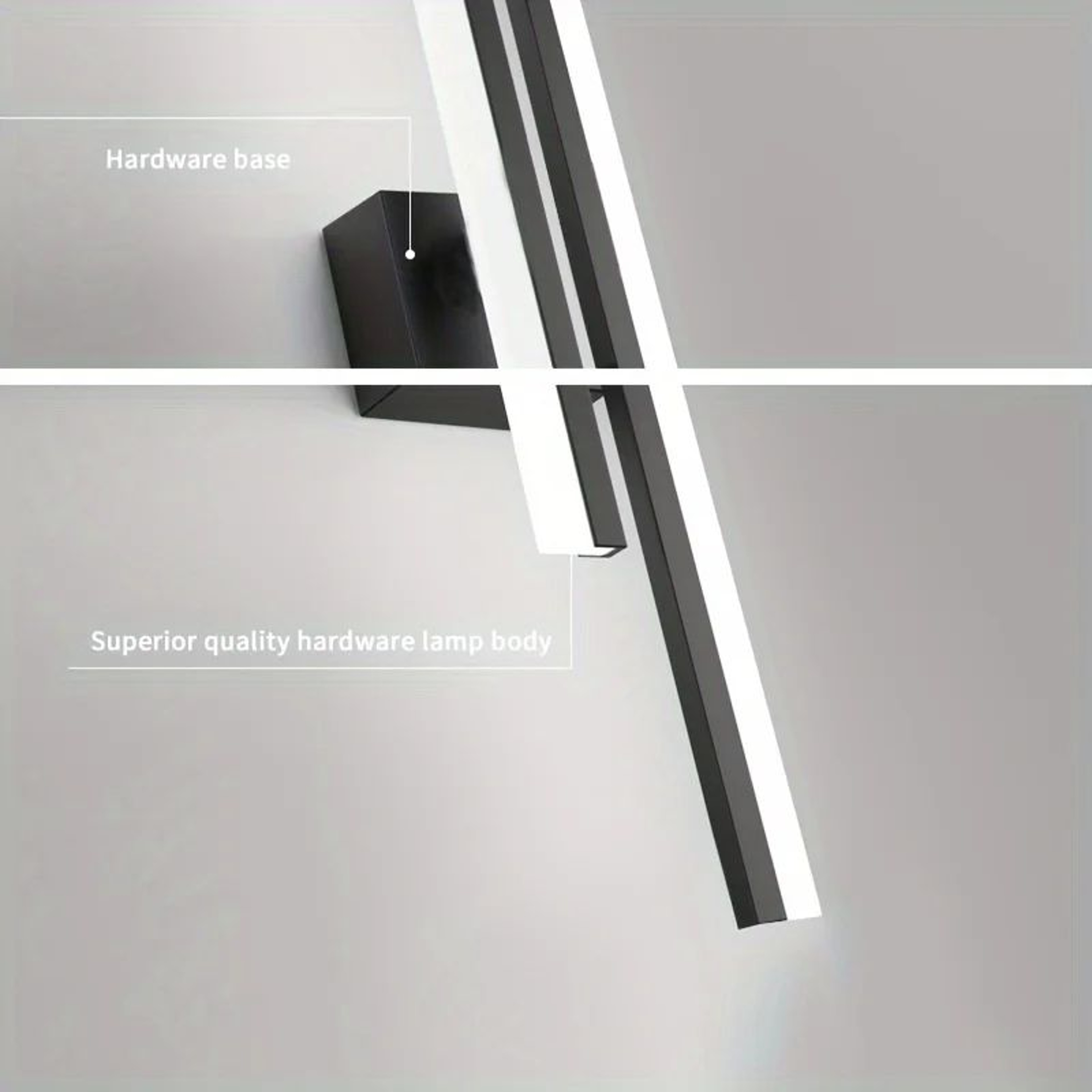 Dimmable LED Strip Wall Light  Nordic 3 Color Sconce For Bedroom Bedside Living Room Feature Wall A