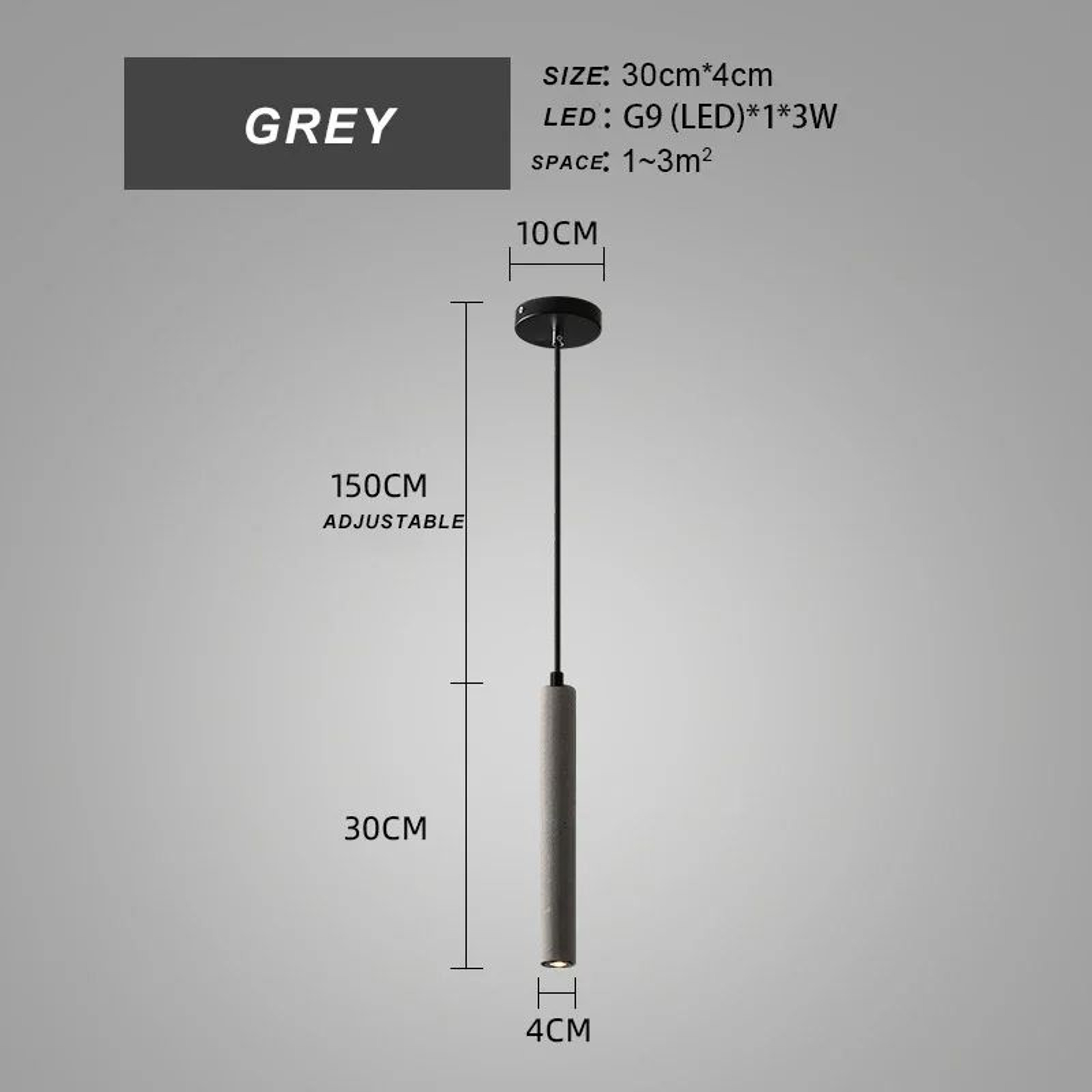 Retro Concrete Pendant Lamp  Nordic Industrial Iron  Waterstone Hanging Lamp For Dining Room Kitche 12