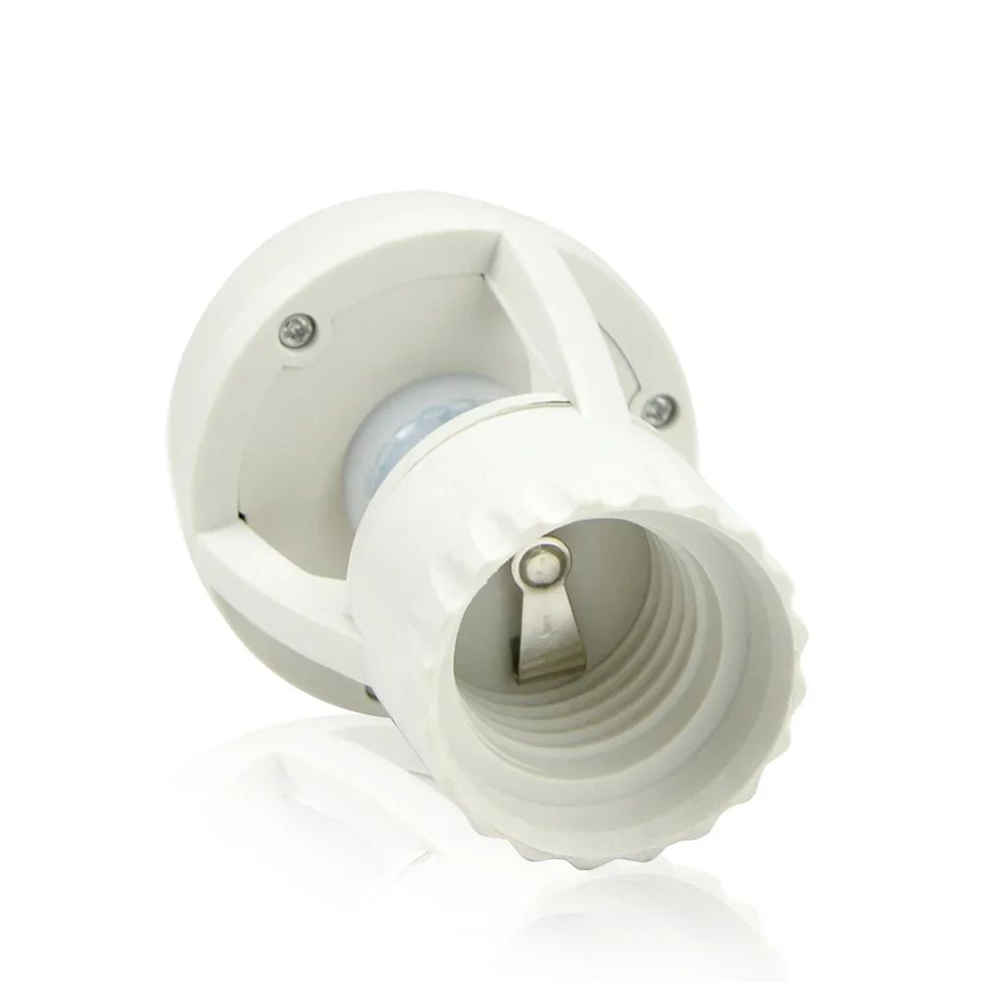E27 PIR Motion Sensor Lamp Holder  360 Degrees Infrared Bulb Socket With Adjustable Timer  Day Nigh