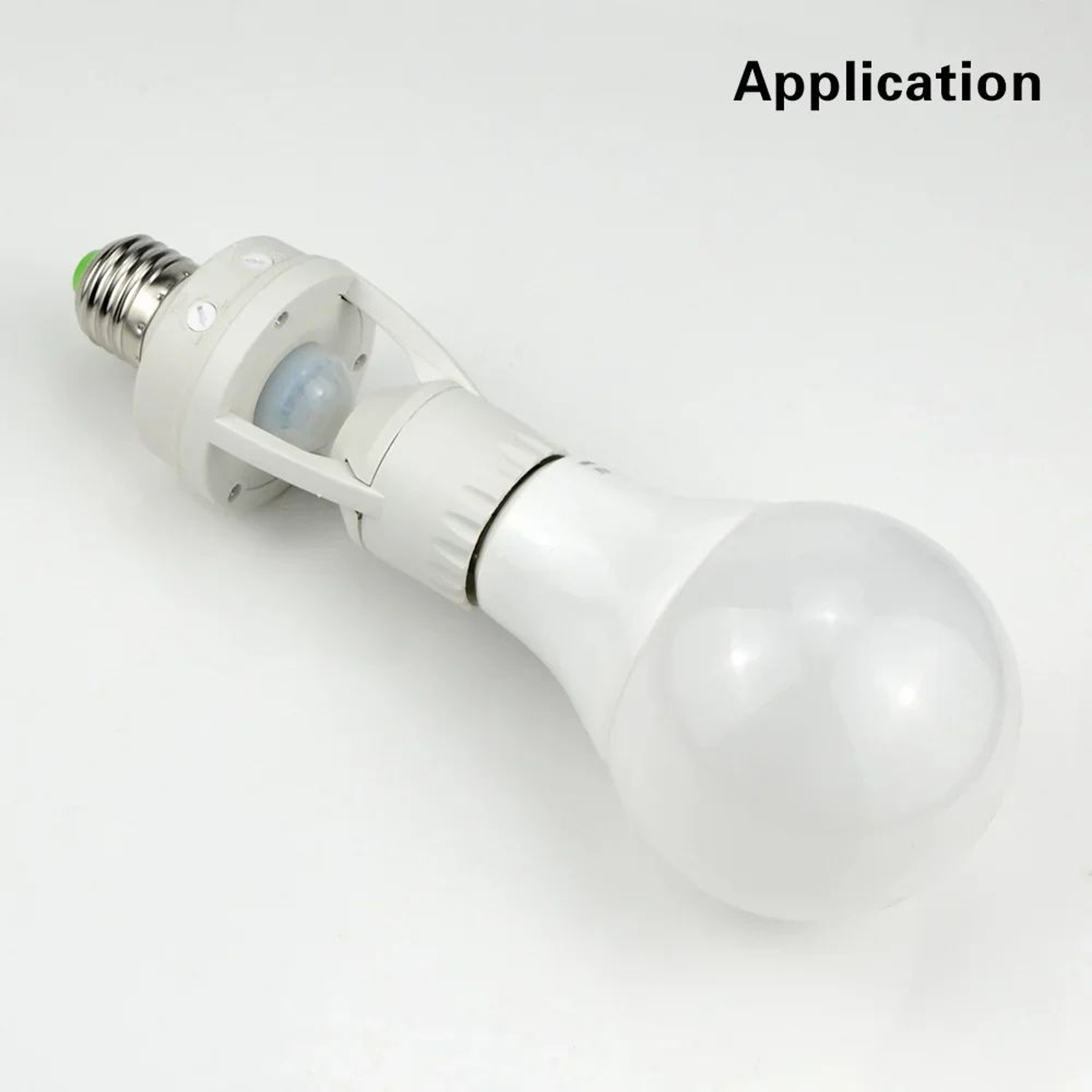 E27 PIR Motion Sensor Lamp Holder  360 Degrees Infrared Bulb Socket With Adjustable Timer  Day Nigh