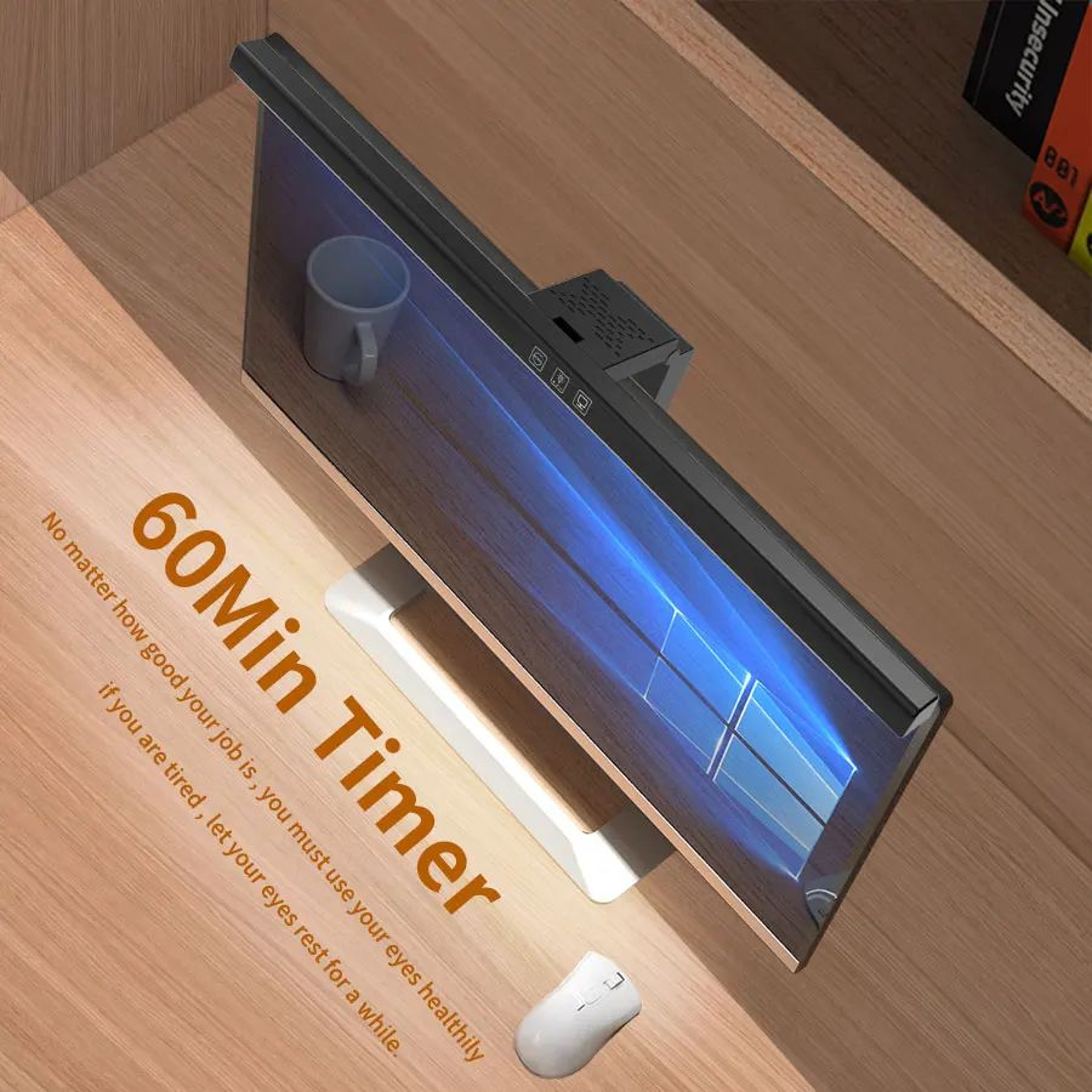1969 In Monitor Light Bar  USB Desk Lamp With Stepless Dimming Touch Control  3 Colors For Study Re 3