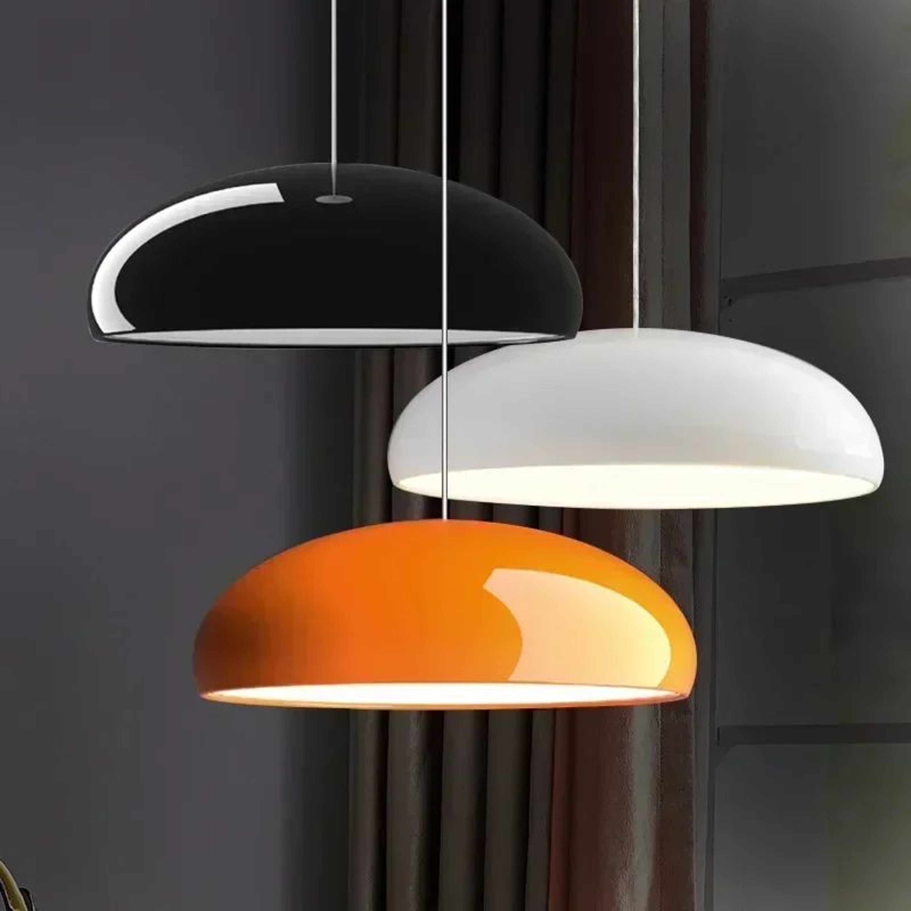 Nordic Minimalist E27 Pendant Light  Modern Hanging Ceiling Lamp For Kitchen Living Room  Elegant I 2