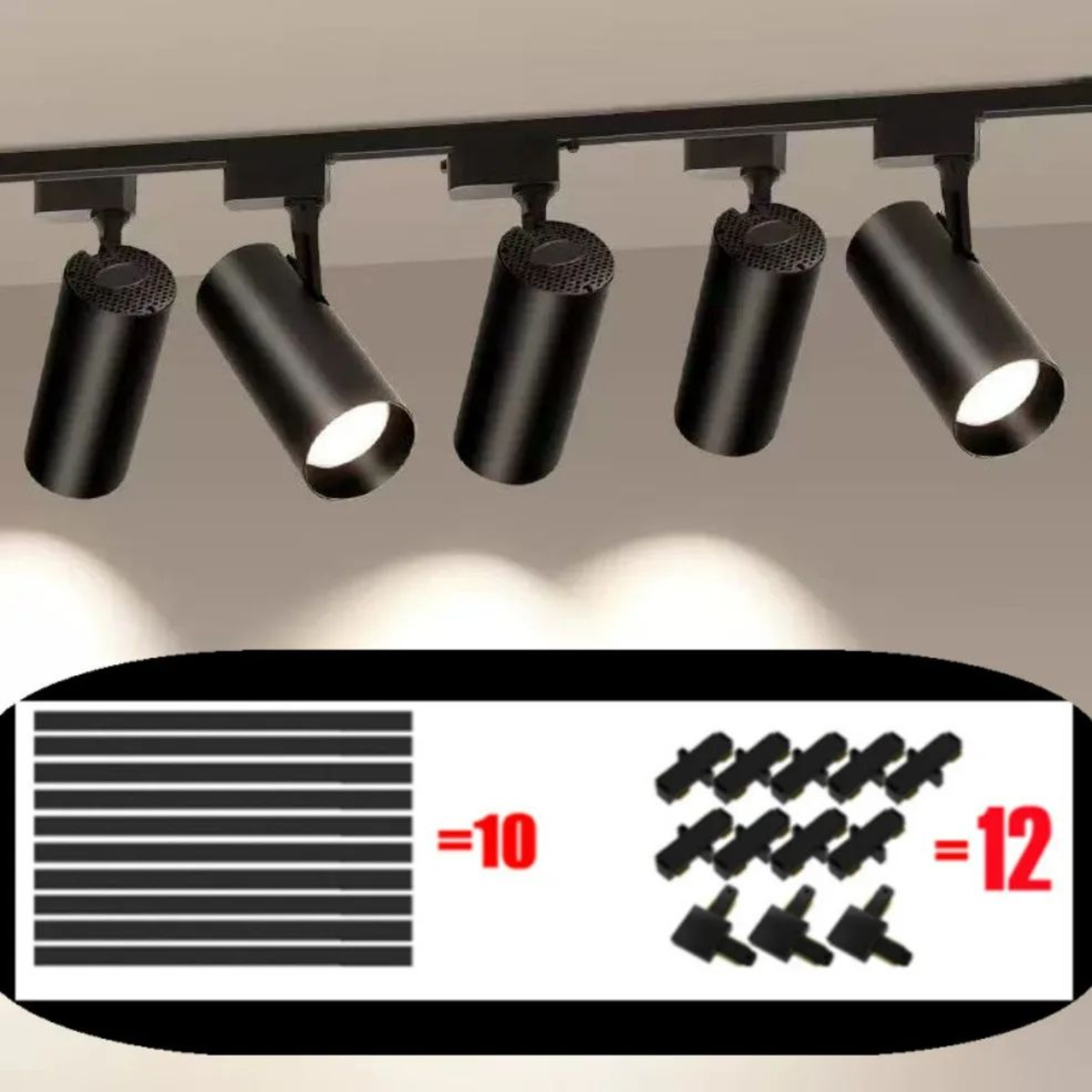 Adjustable COB LED Track Light  10W 20W Or 30W Ceiling Spotlight With High CRI For Indoor Accent An