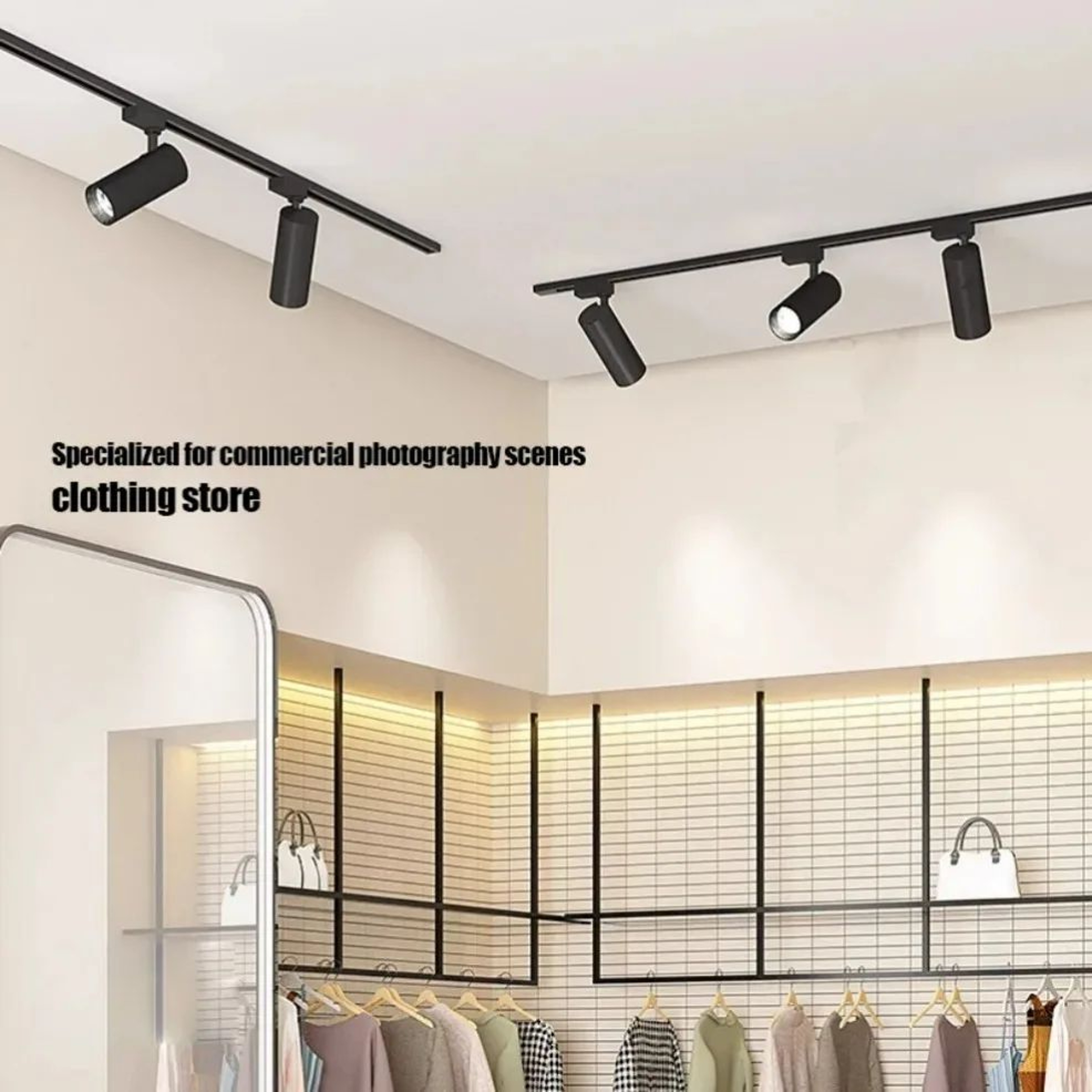 Adjustable COB LED Track Light  10W 20W Or 30W Ceiling Spotlight With High CRI For Indoor Accent An