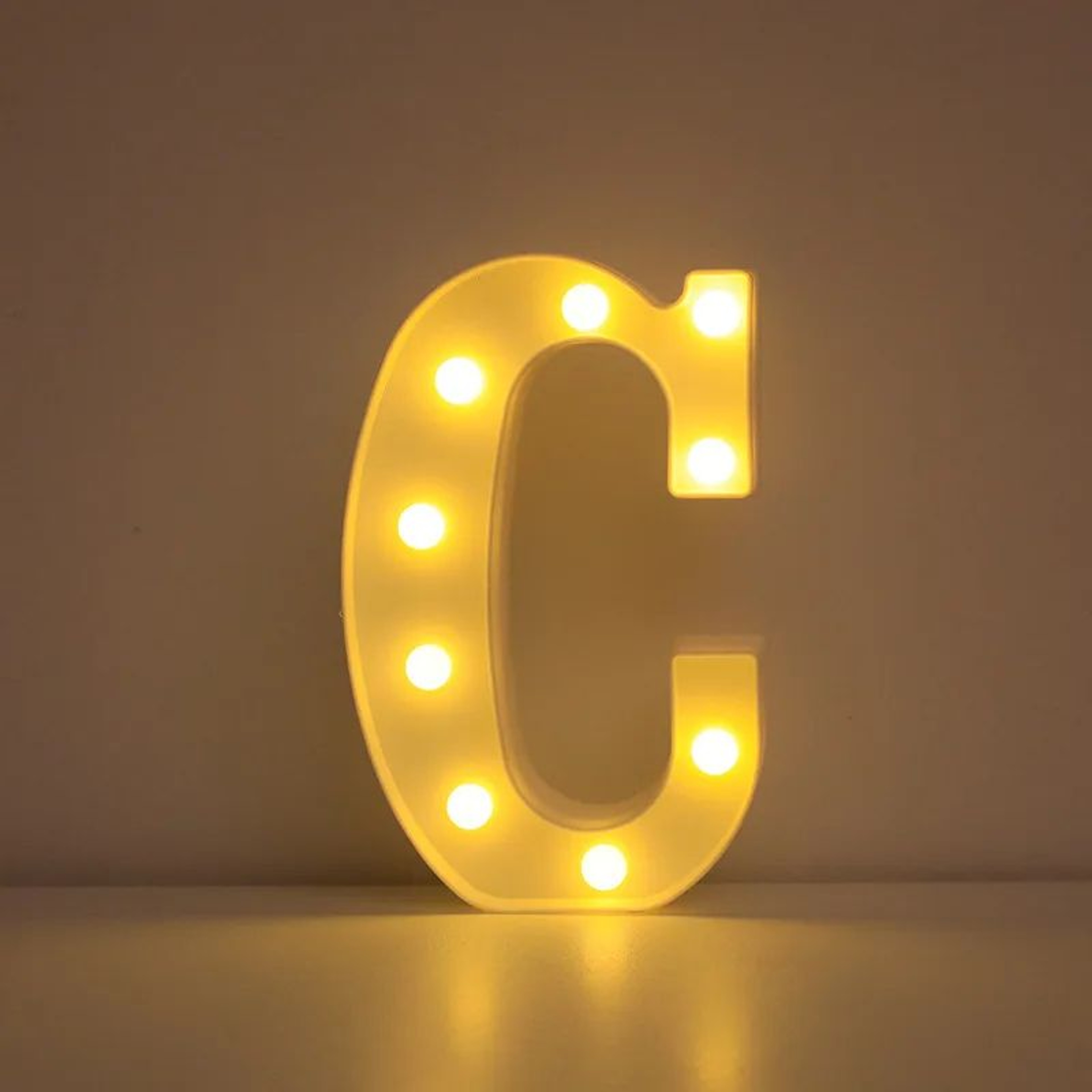 LED Letter  Number Light  866 In Warm White Battery Operated Marquee Lamp For Wedding Birthday And  6