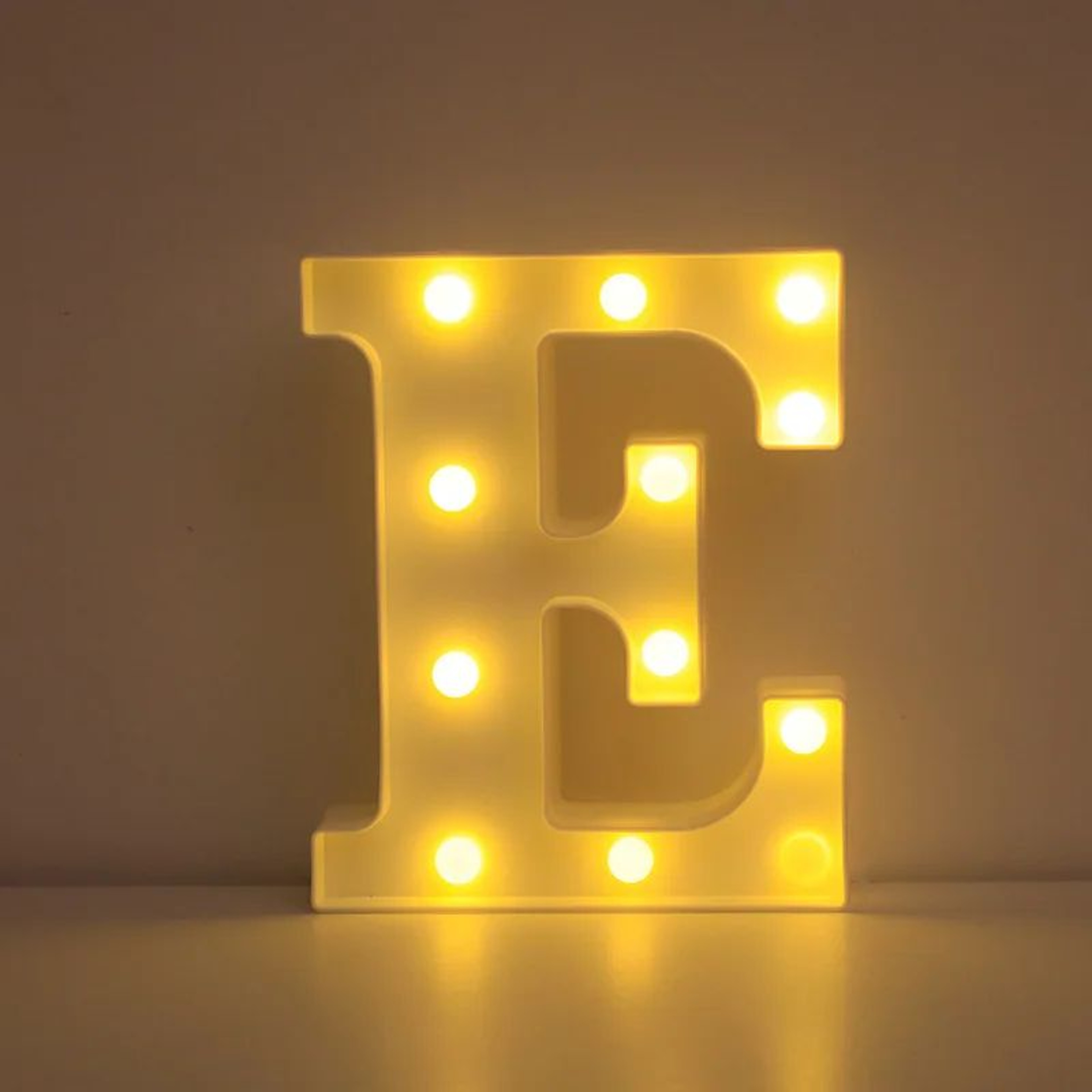 LED Letter  Number Light  866 In Warm White Battery Operated Marquee Lamp For Wedding Birthday And  8