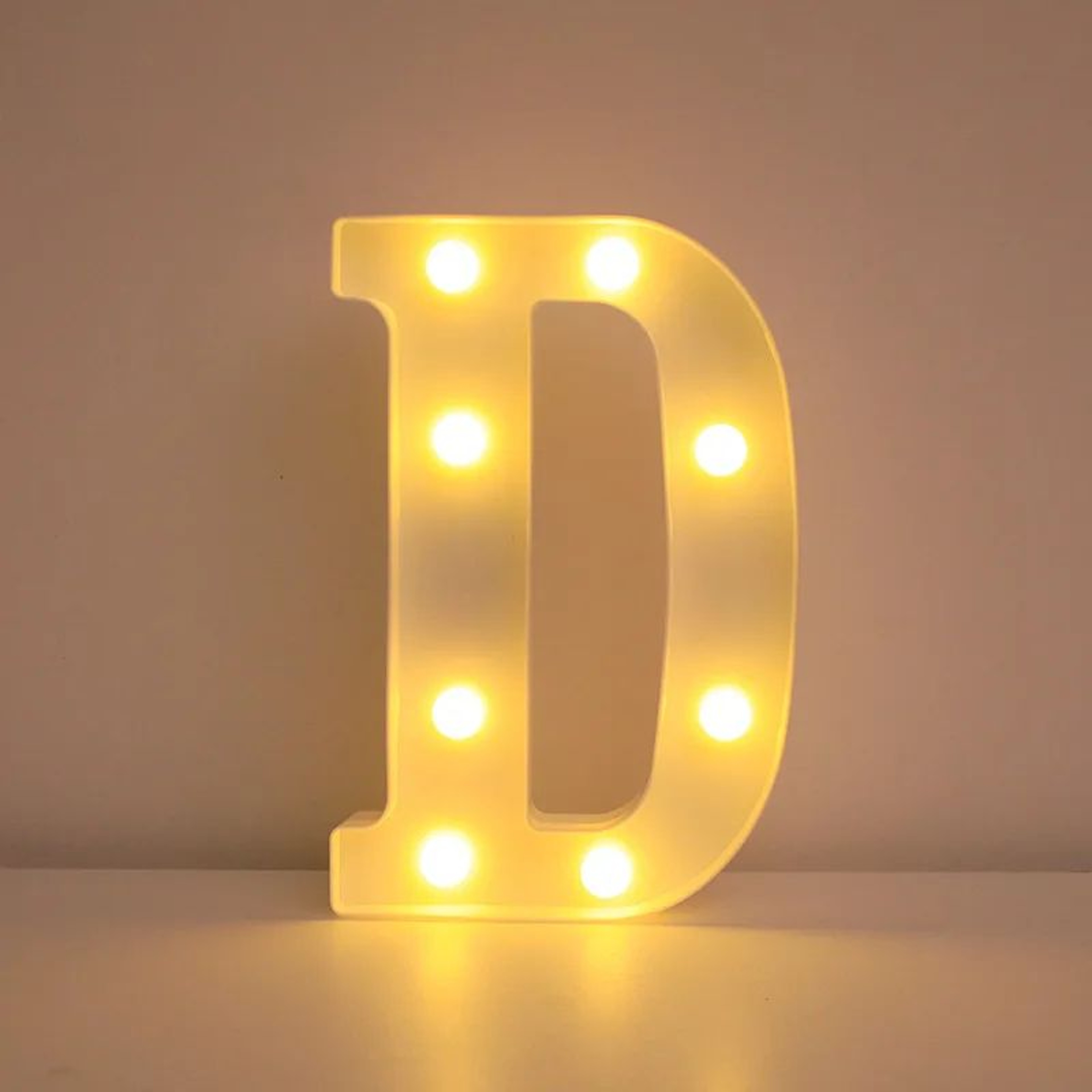 LED Letter  Number Light  866 In Warm White Battery Operated Marquee Lamp For Wedding Birthday And  7