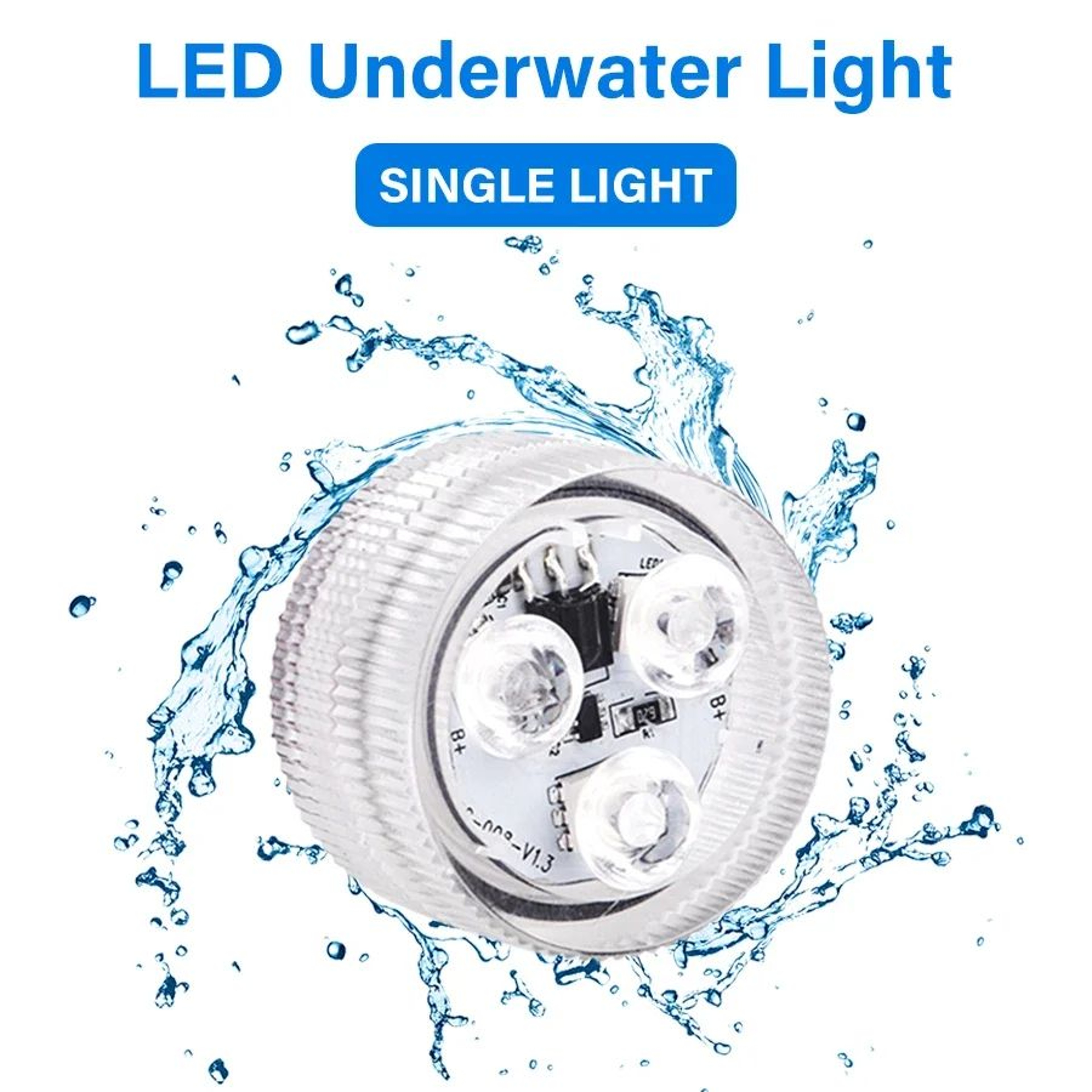 Submersible RGB LED Tea Lights  Battery Powered Underwater Lamps With Remote For Vases Fish Tanks A 15