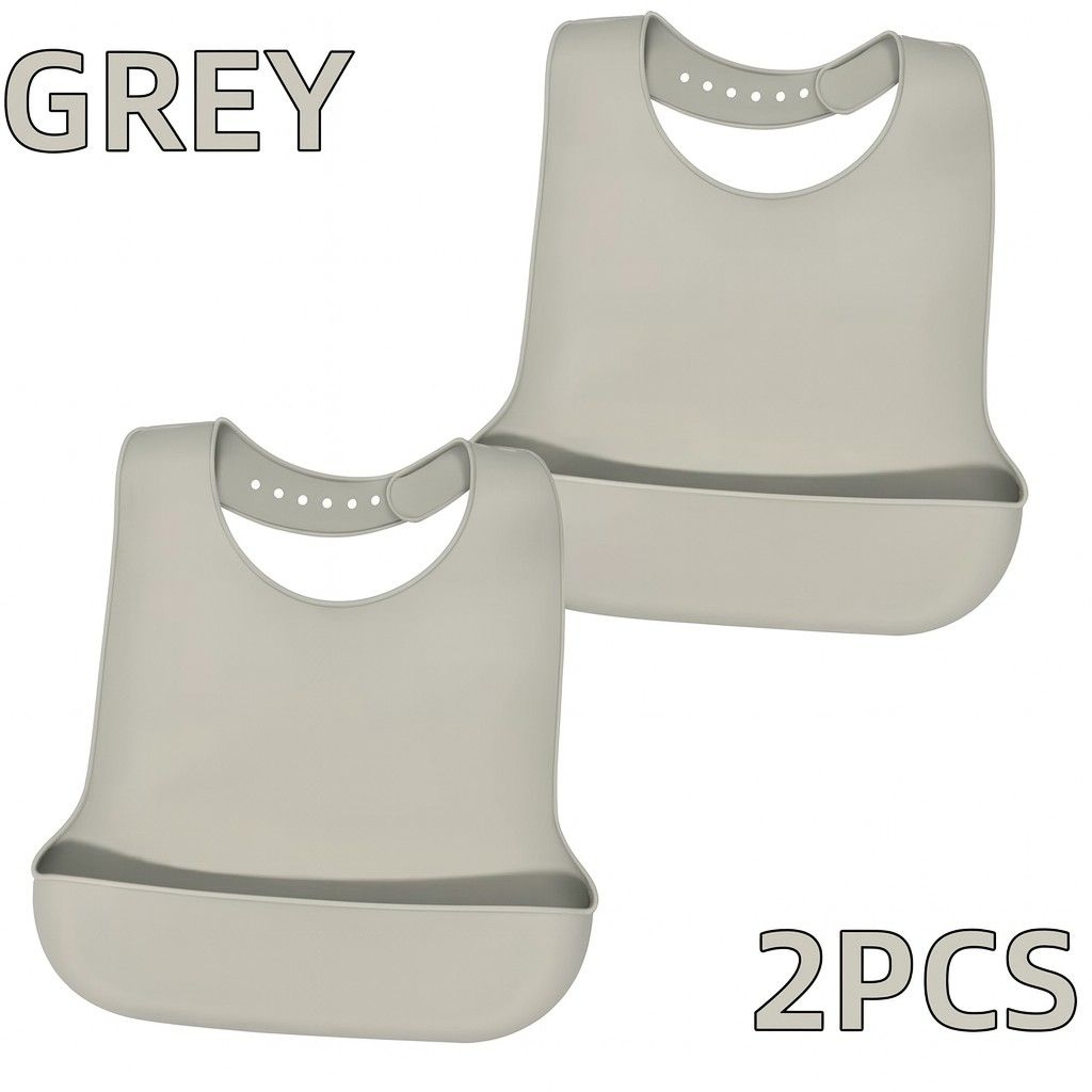 Large Silicone Adult Bib Waterproof Food Grade Bib With Pocket For Elderly Men And Women 11