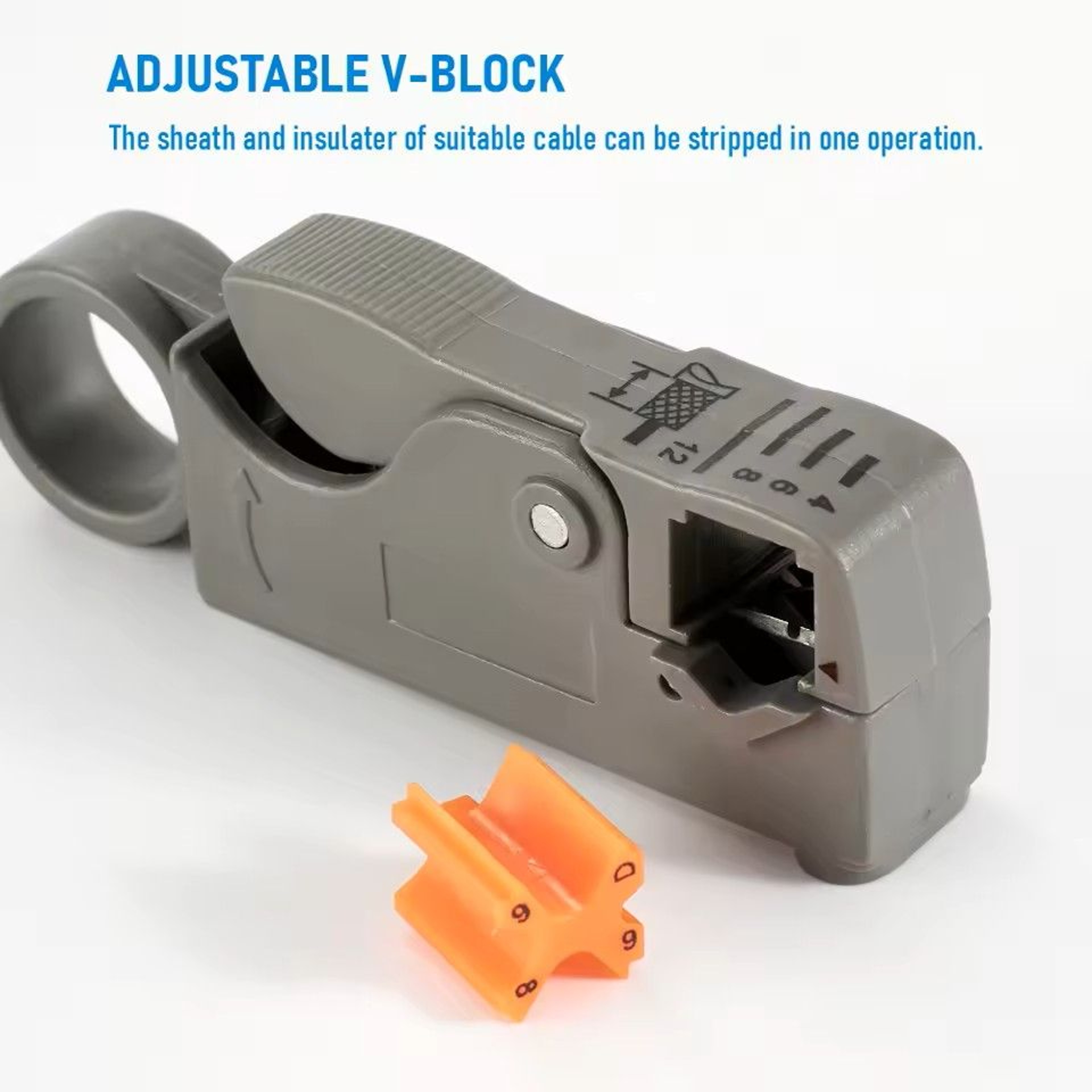Insulated Wire Stripping Pliers  Stainless Steel Cable Stripper With BuiltIn Hexagon Wrench Electri 5