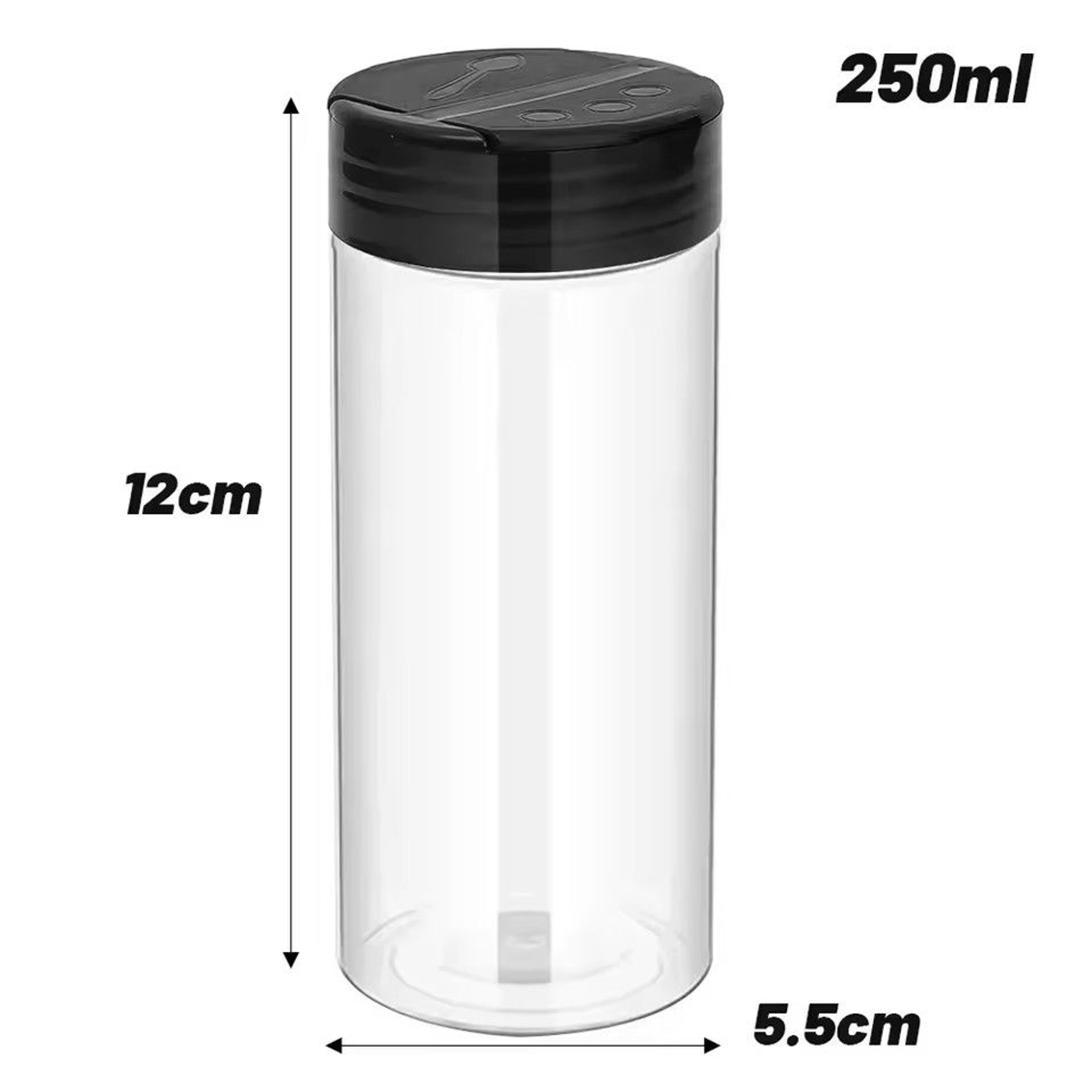 Plastic Spice Jars With Shaker Lids 12