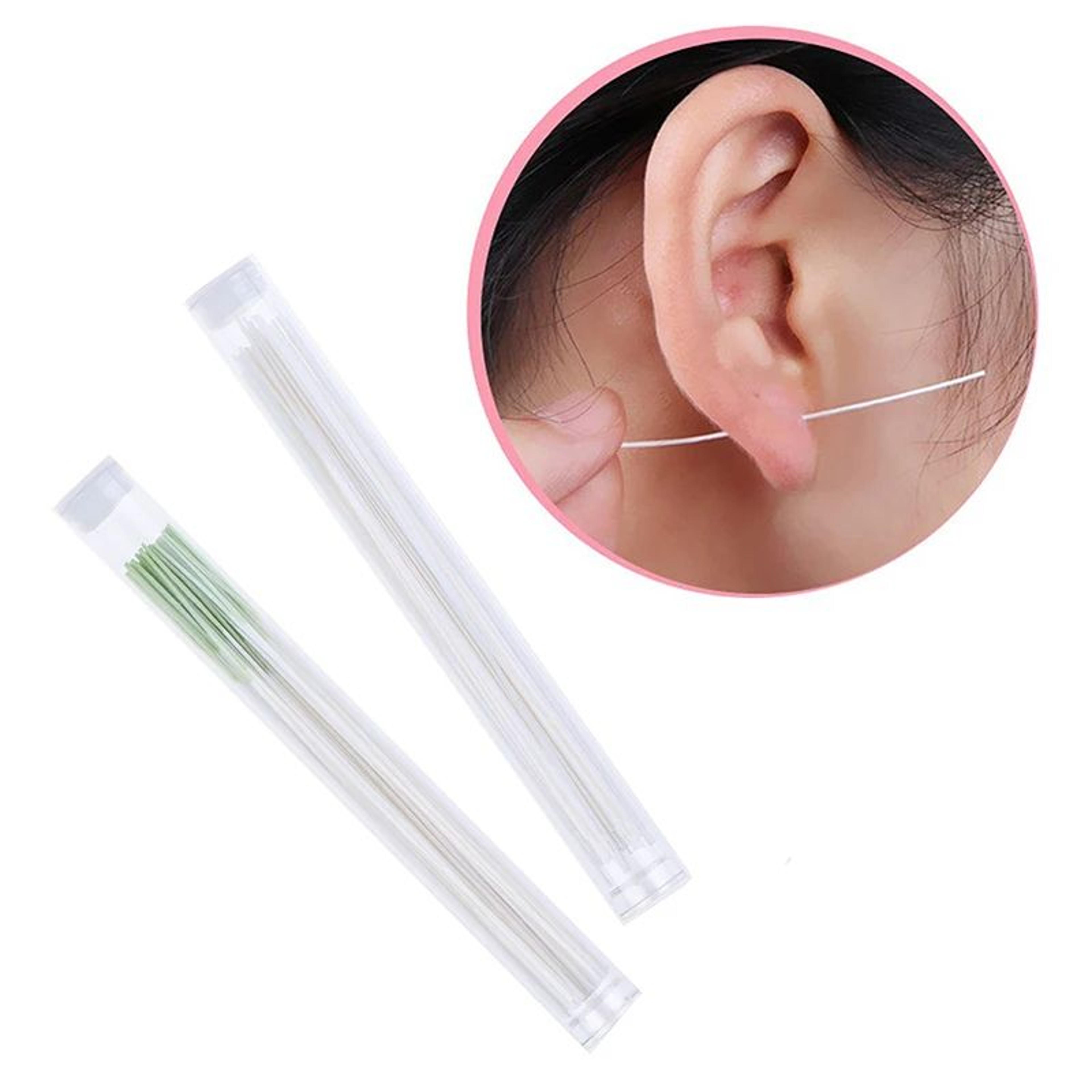 60 Piece Pierced Ear Cleaning Kit Disposable Aftercare Floss And Solution 4