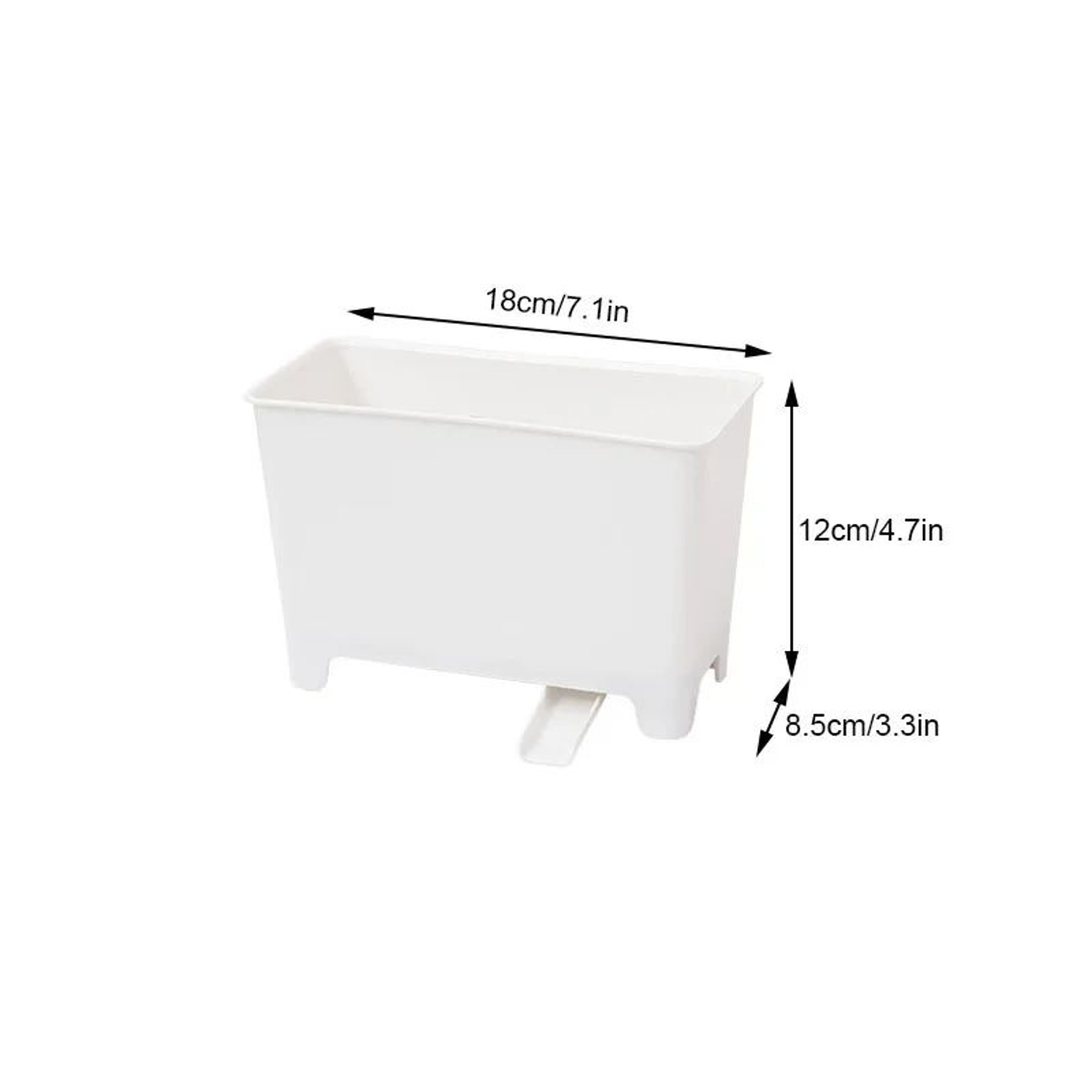 Kitchen Waste Bin With Filter  SinkSide Food Residue And Soup Strainer Recycling Container 2