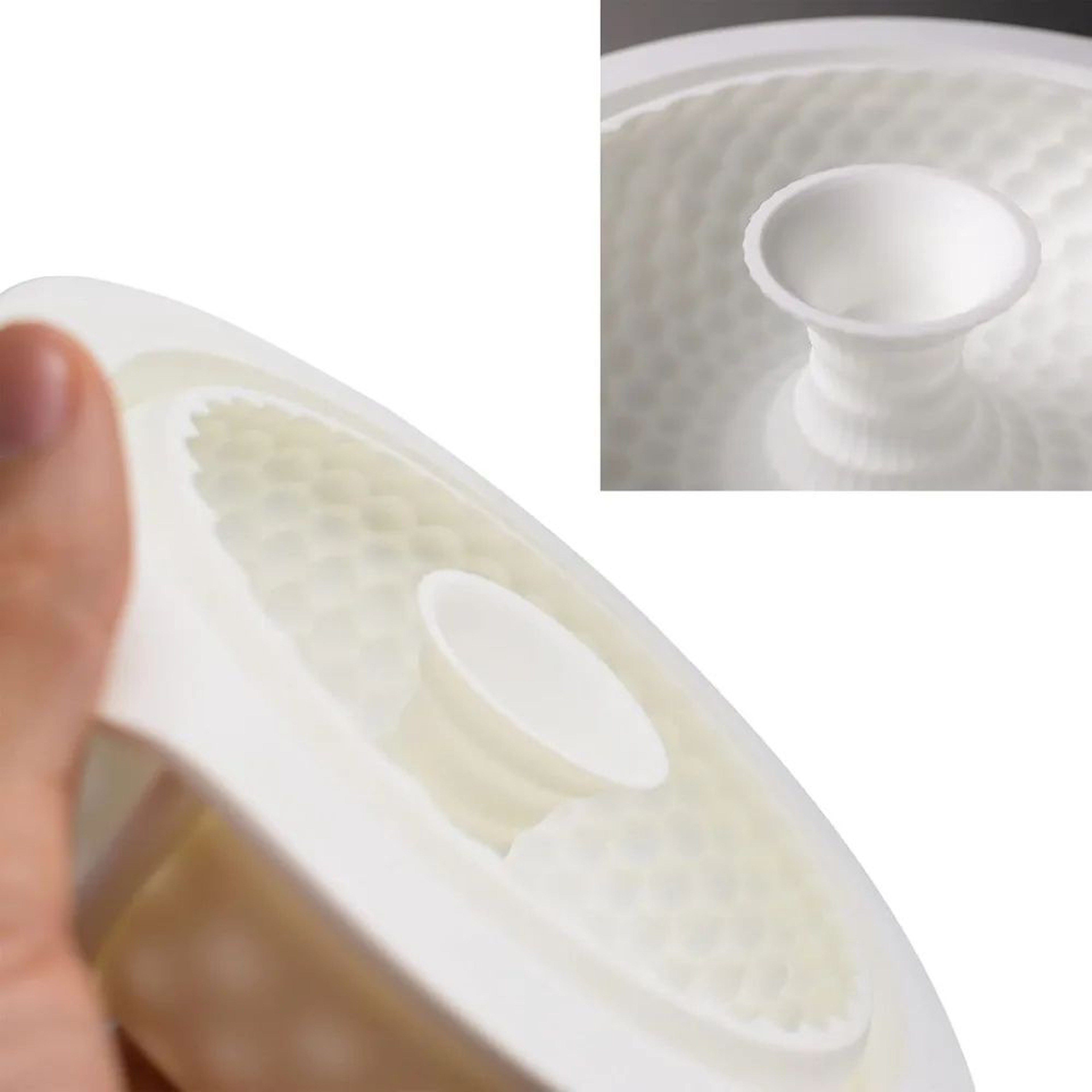Round Silicone Lotus Mold For French Desserts Baking 2