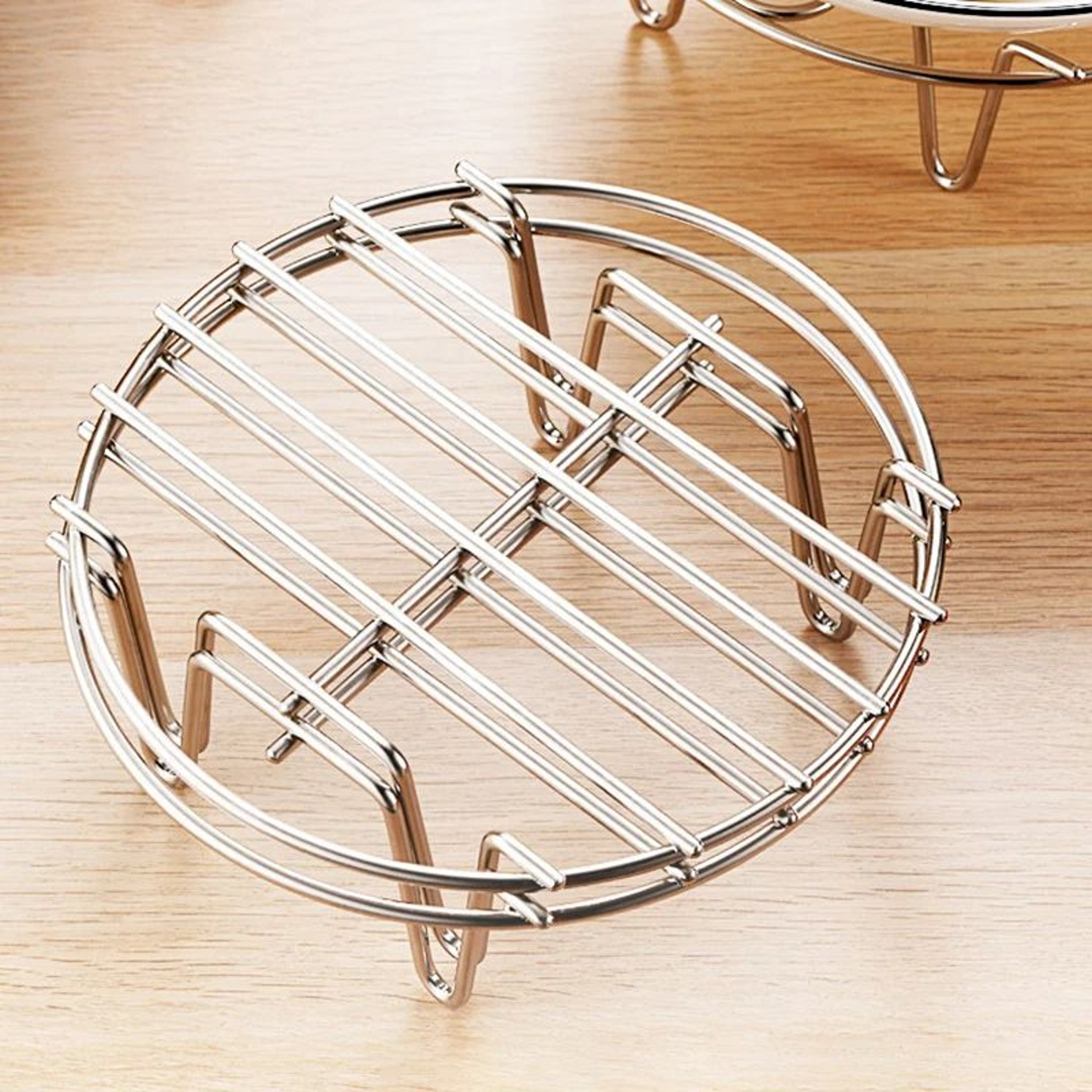 Stainless Steel Steamer Rack Pot Stand For Cooking Baking And Airfryer Use 2