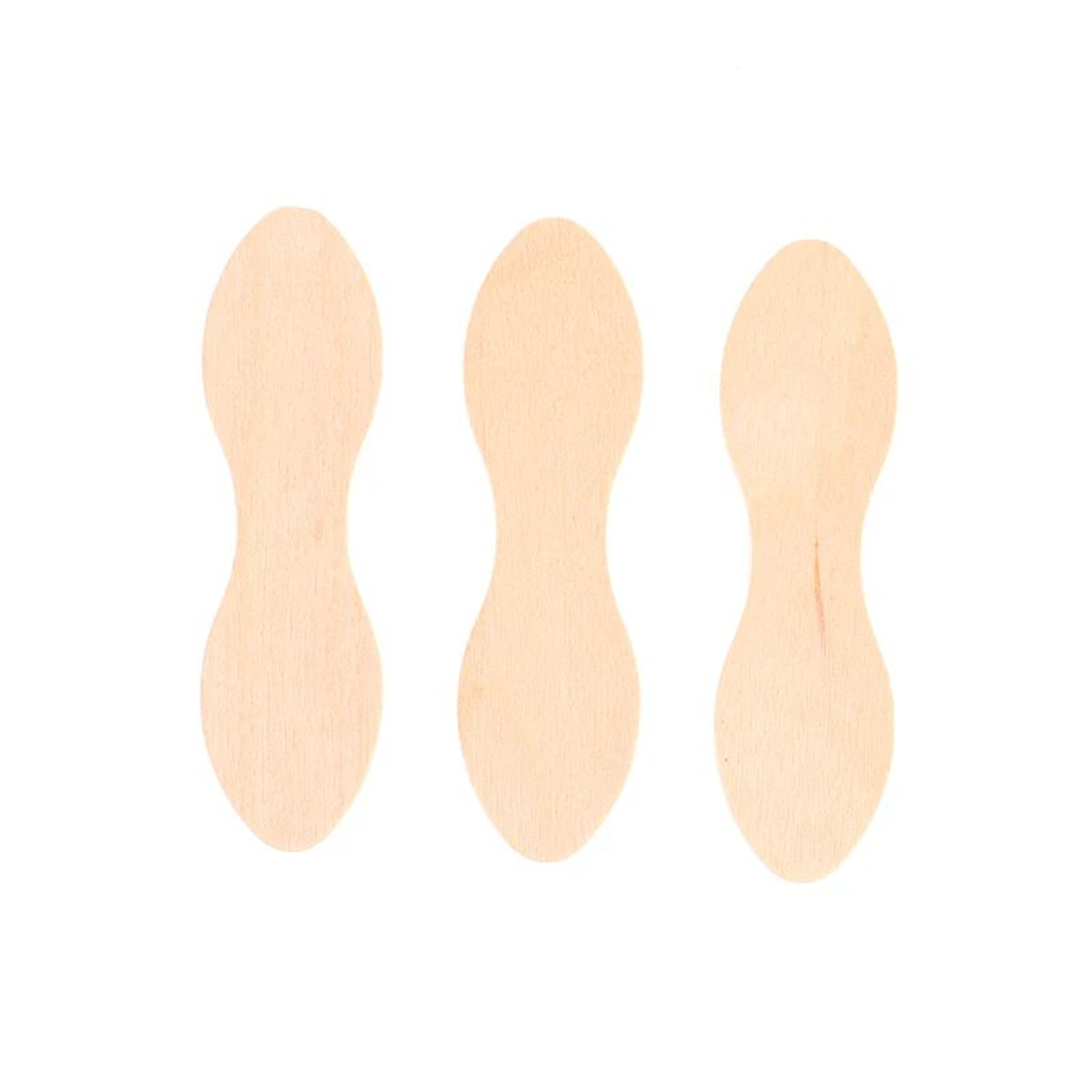 50 Pcs Disposable Wooden Waxing Sticks Body Hair Removal Spatula 8