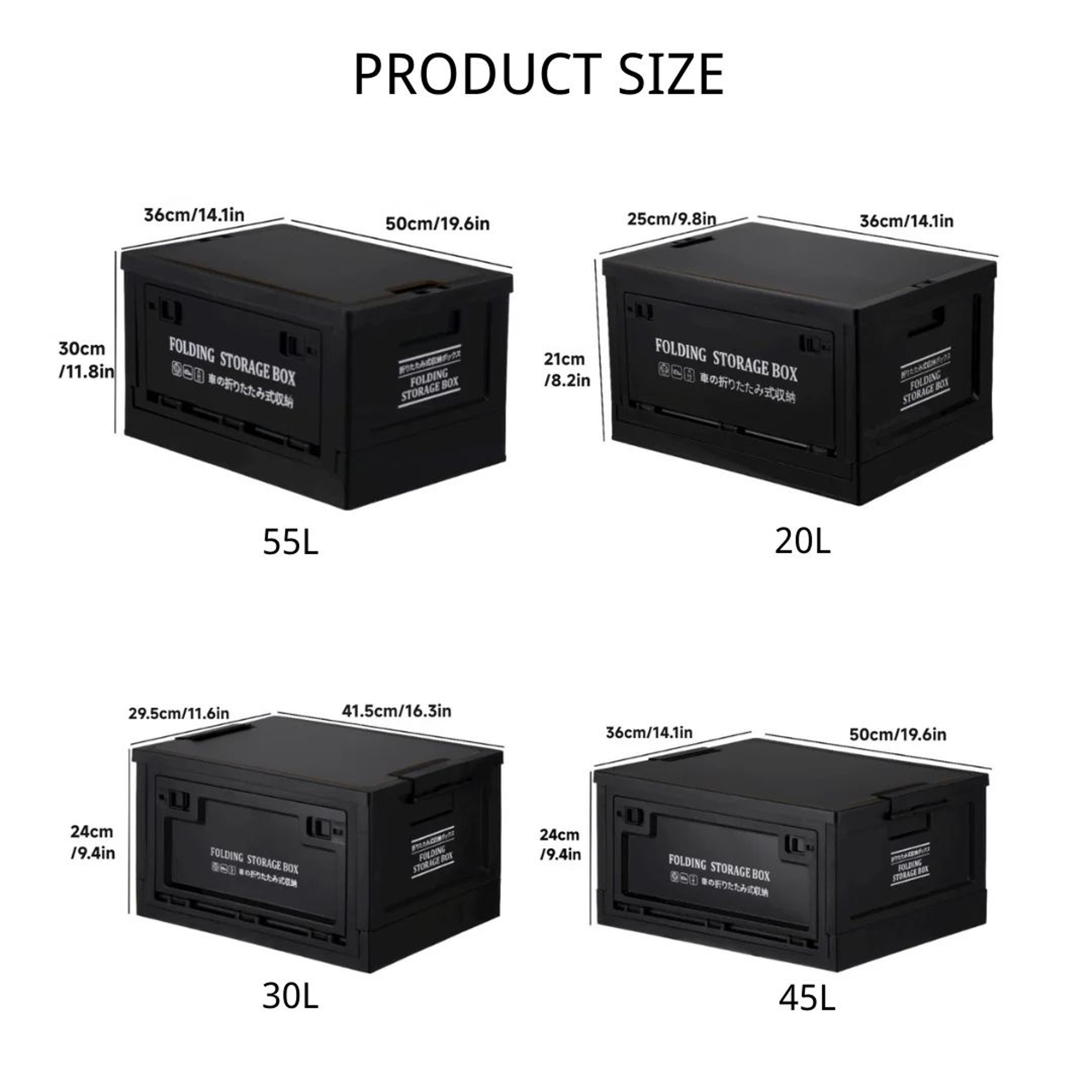 Westtune Collapsible Outdoor Storage Box Large Capacity Portable Camping Container 3