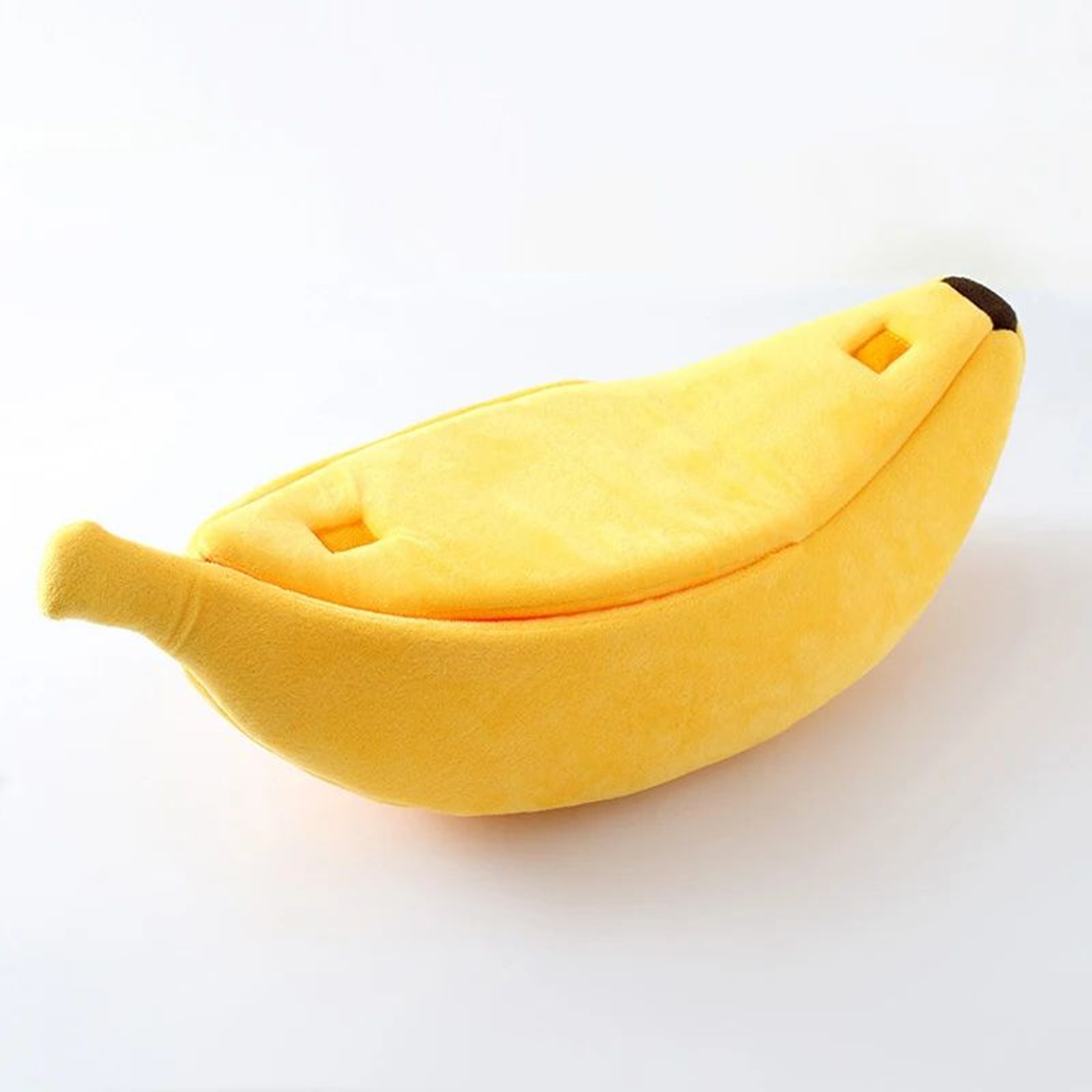 Winter Banana Cat Bed Cute Cozy Pet House Warm Portable Cat And Dog Cushion 0