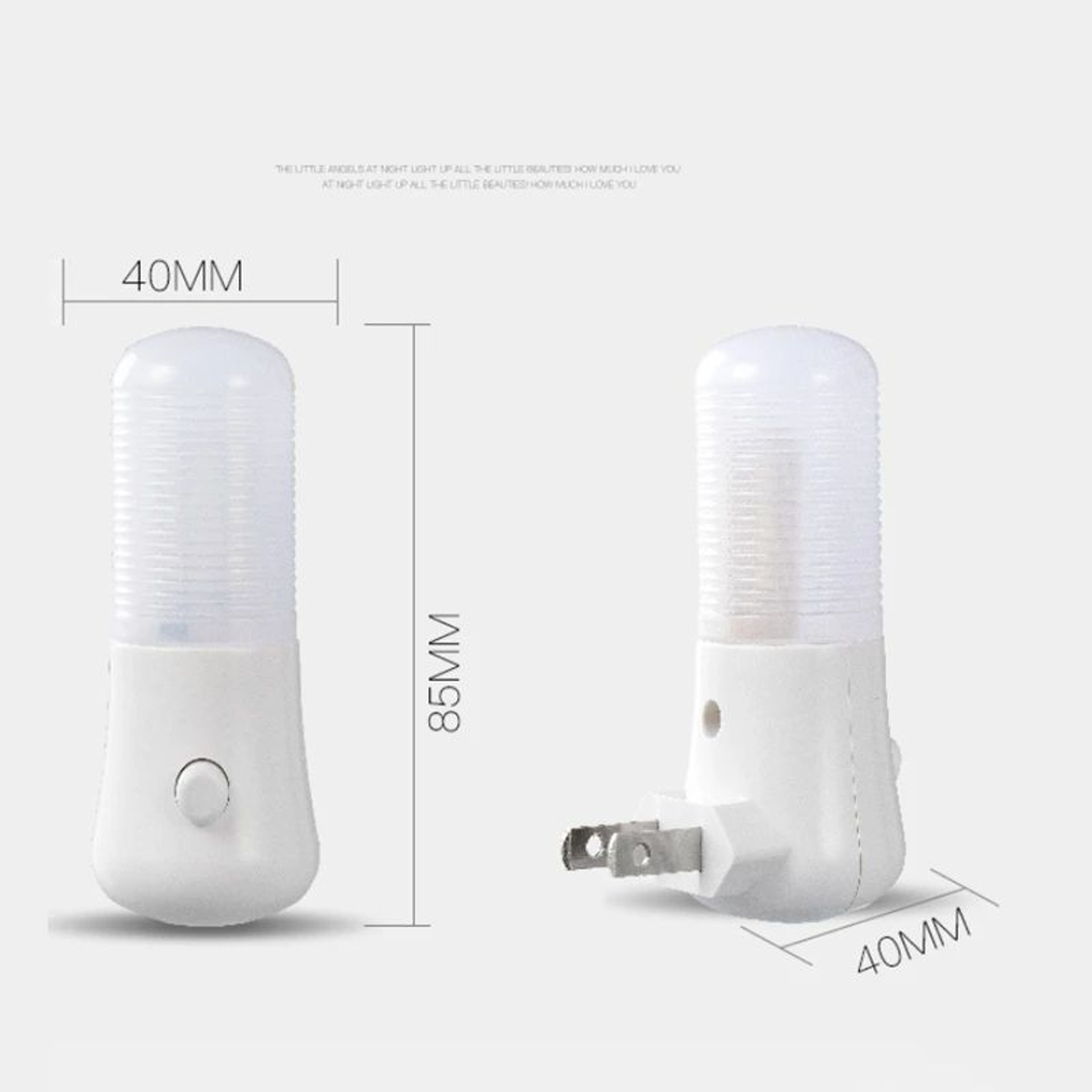 Plug In LED Night Light With Switch 6