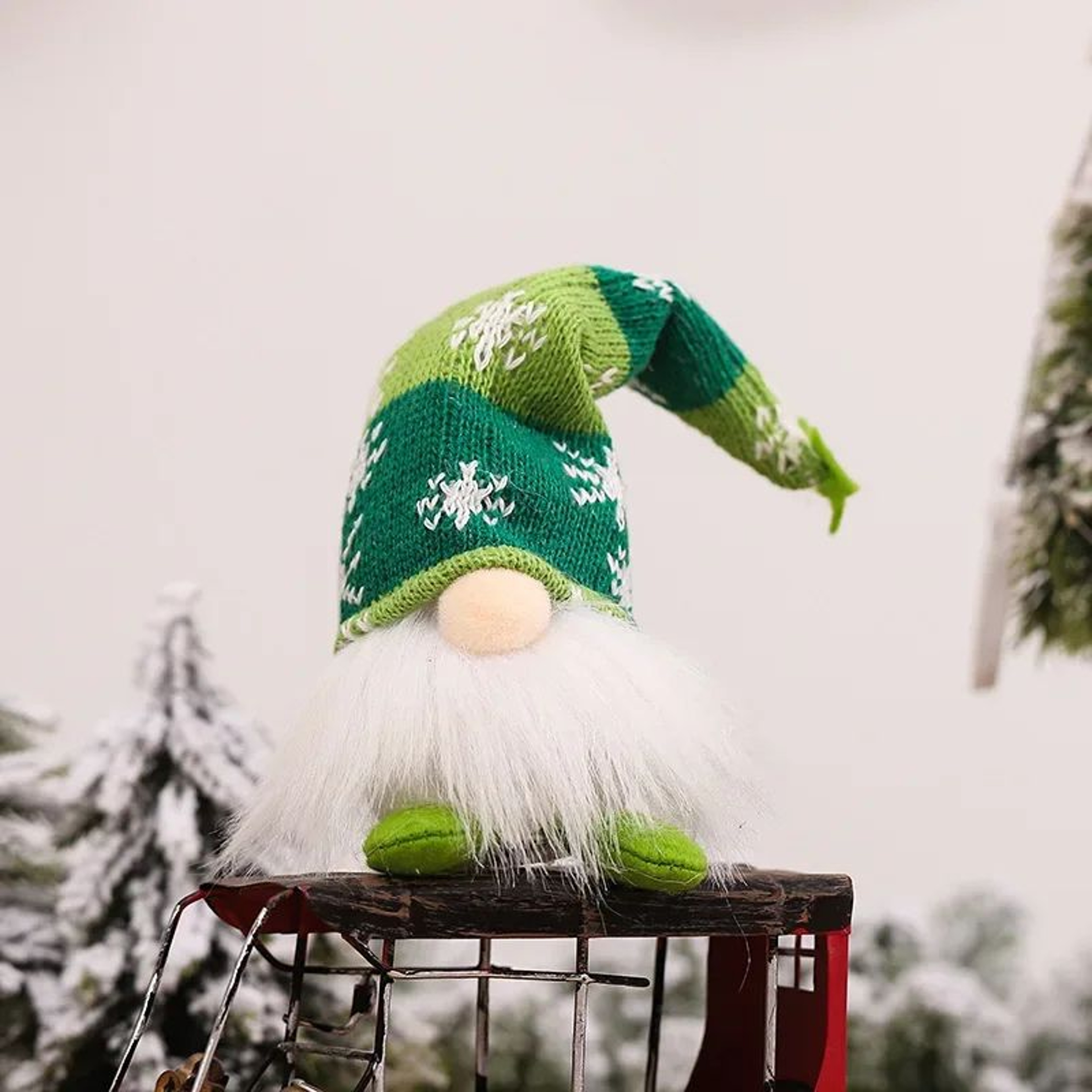 Christmas Gnome LED Night Light Doll 8