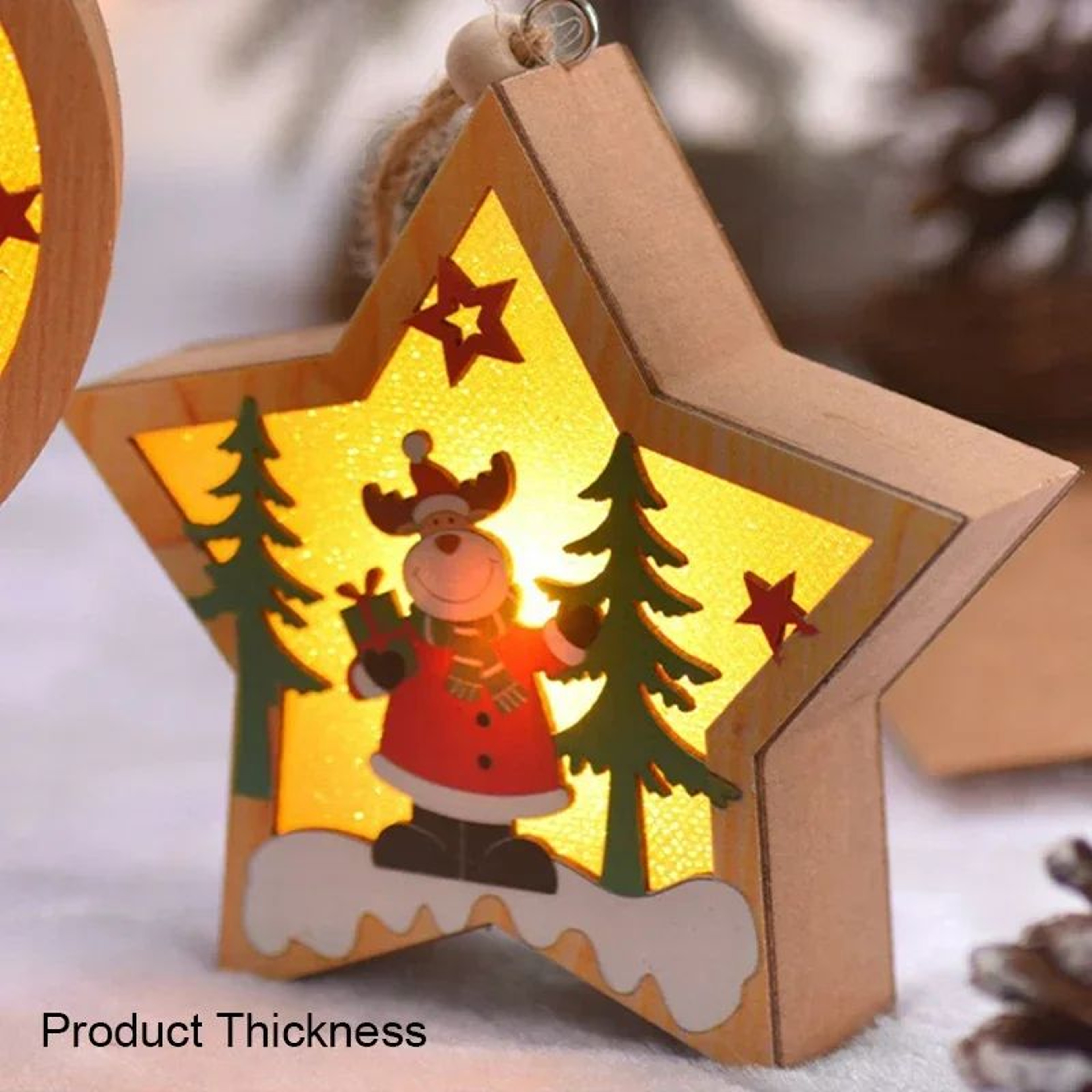 LED Christmas Tree Pendant Night Light 4