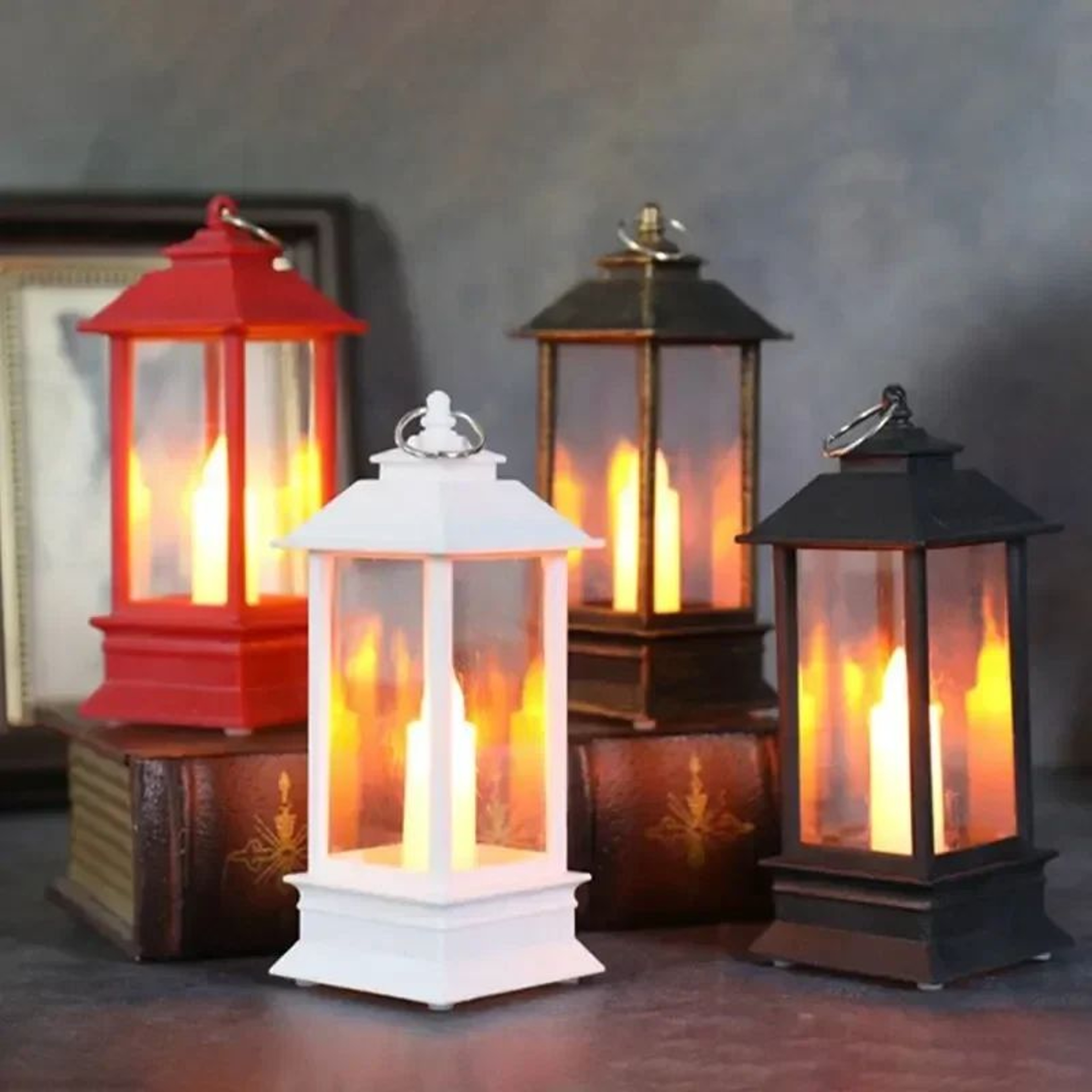 Vintage LED Oil Lamp Night Light 1