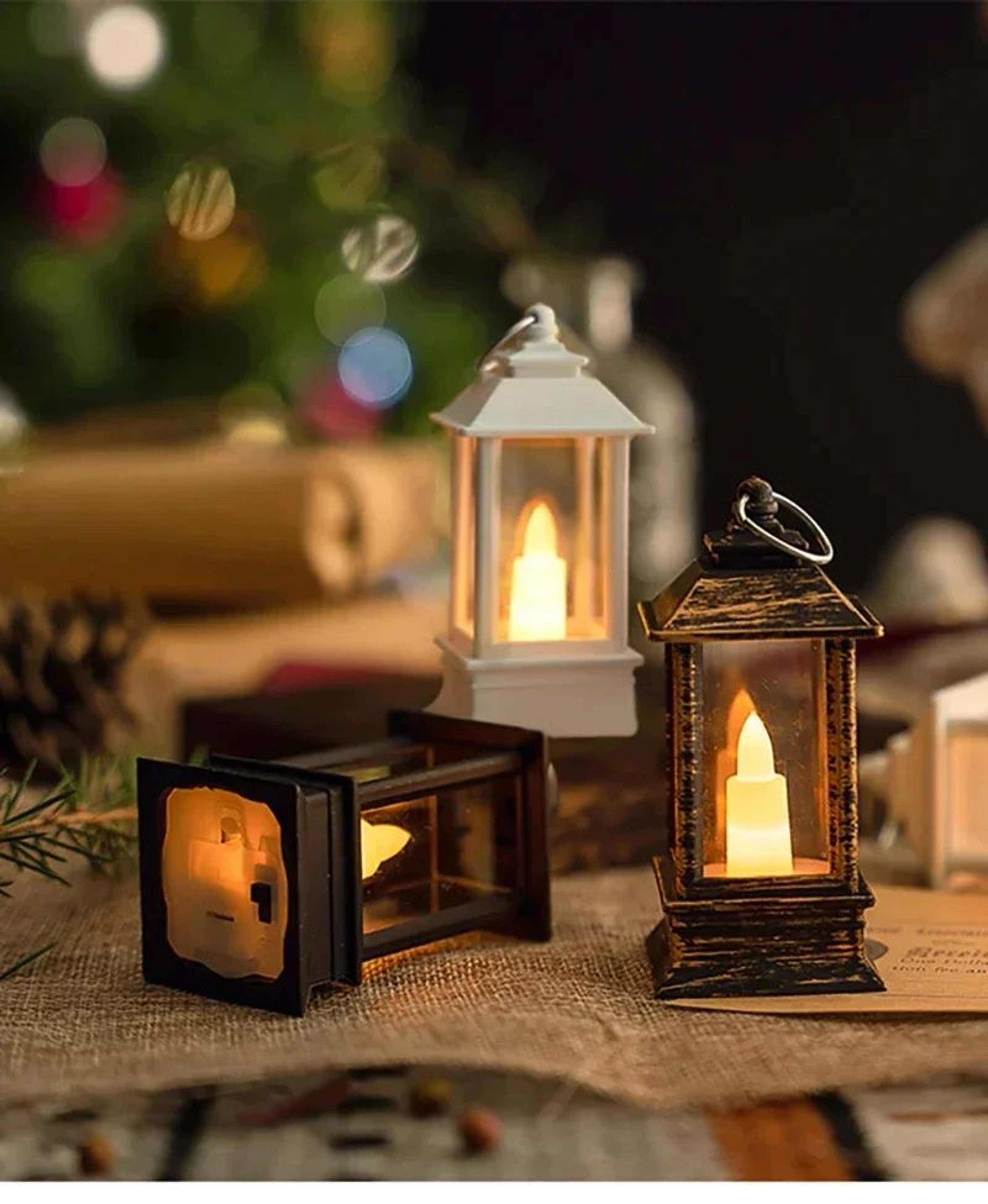 Vintage LED Oil Lamp Night Light 6
