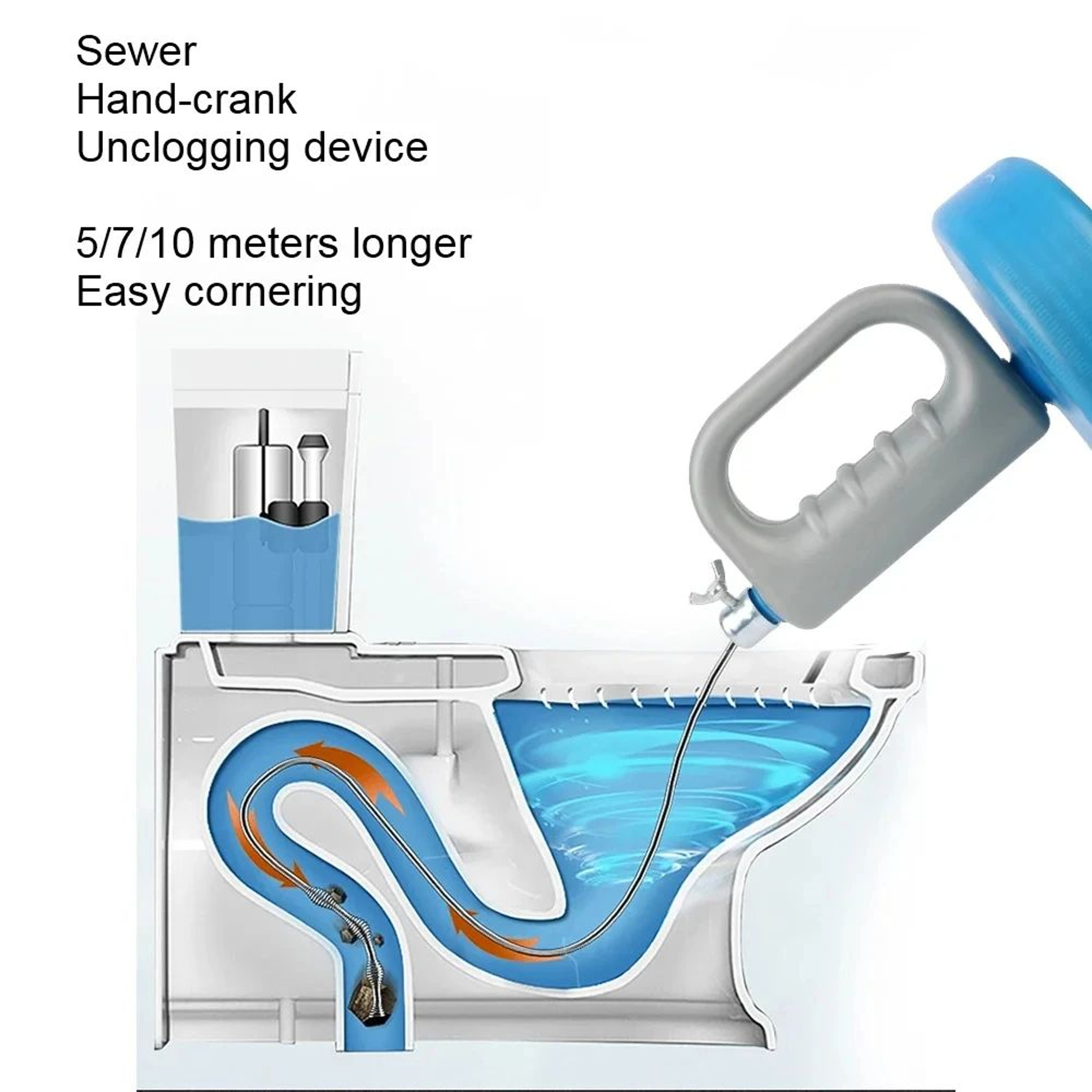 Extendable Drain Unblocker Tool 1