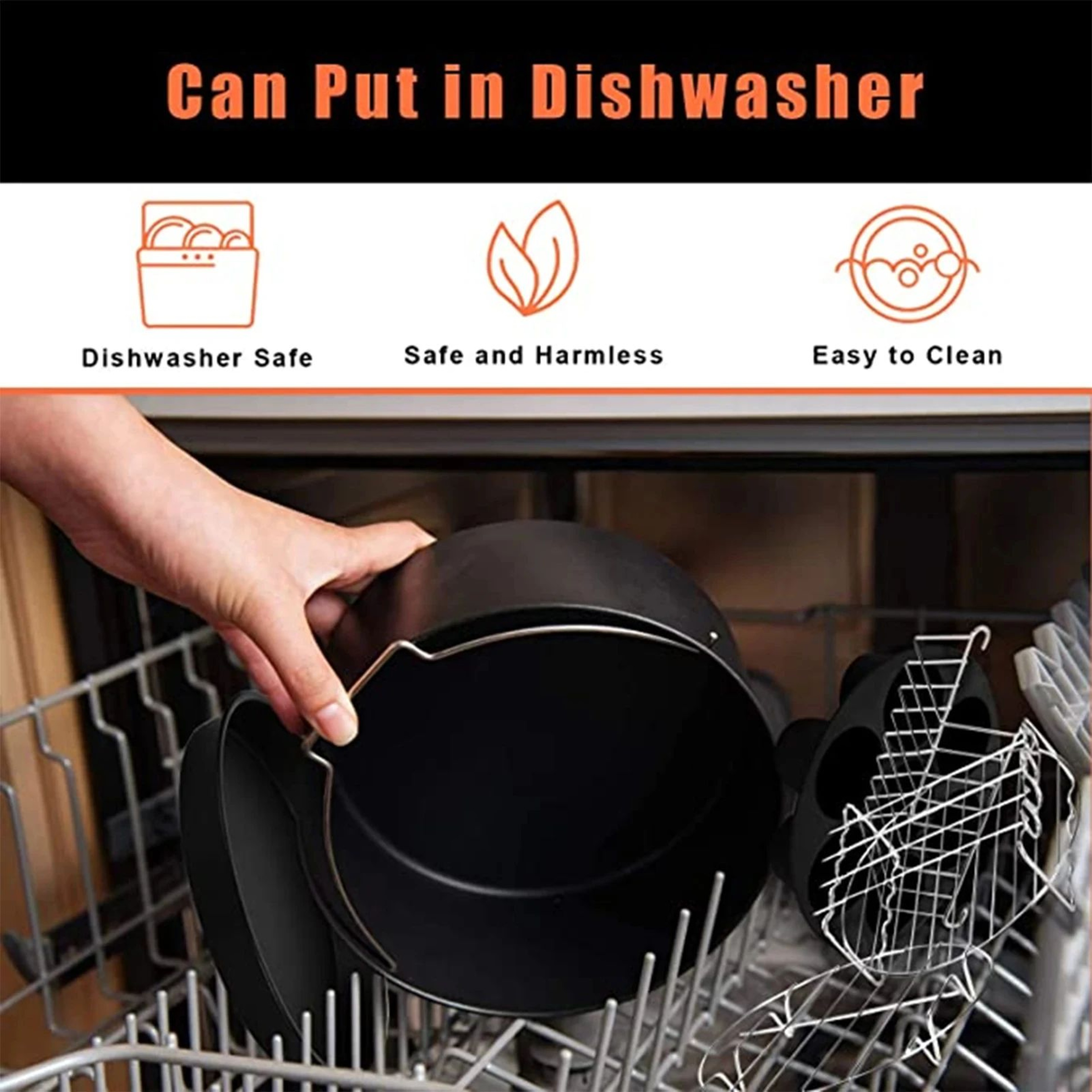 Non Stick Air Fryer Baking Tray Basket 3