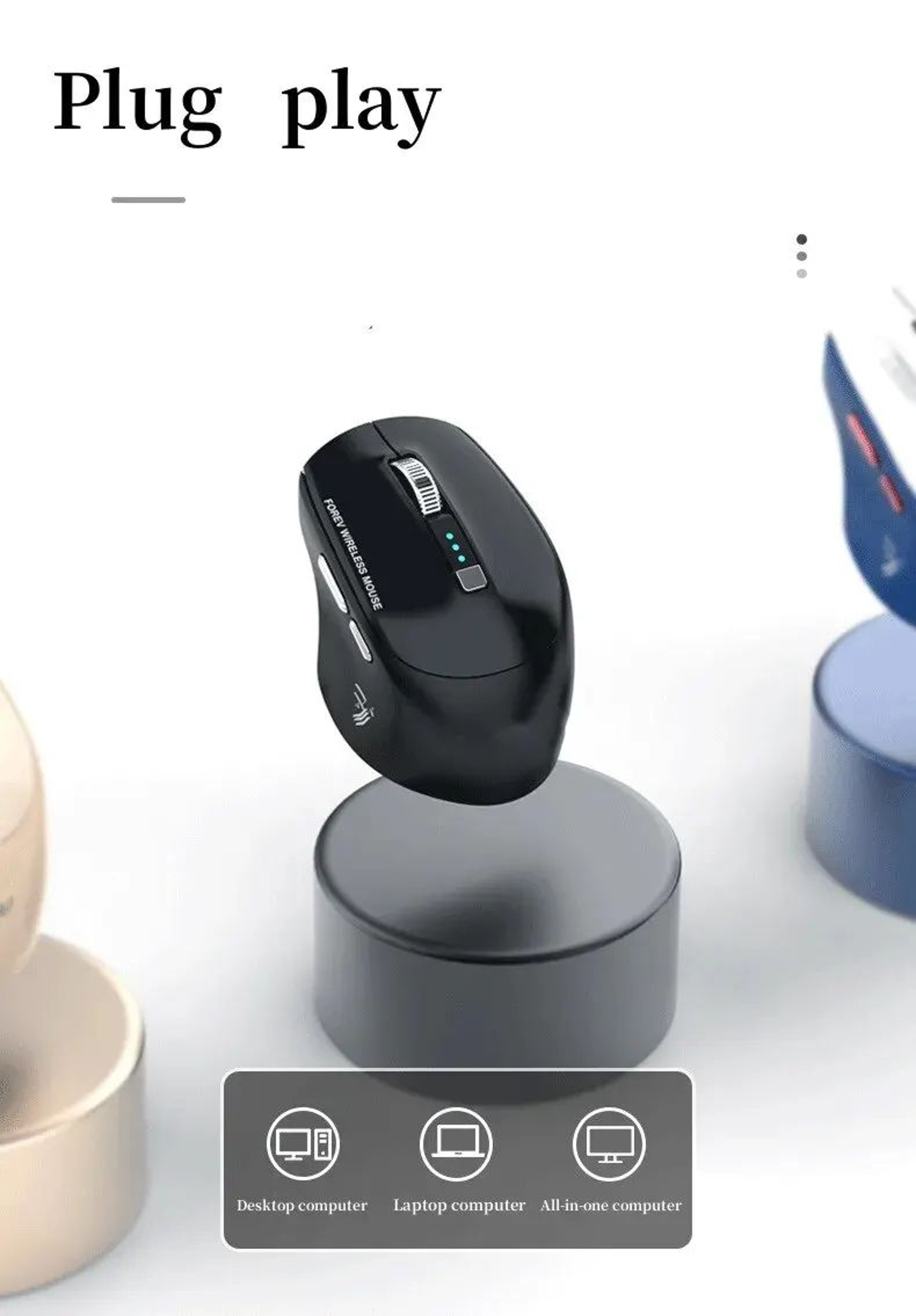 ITLY W2 Rechargeable Wireless Bluetooth Mouse 10