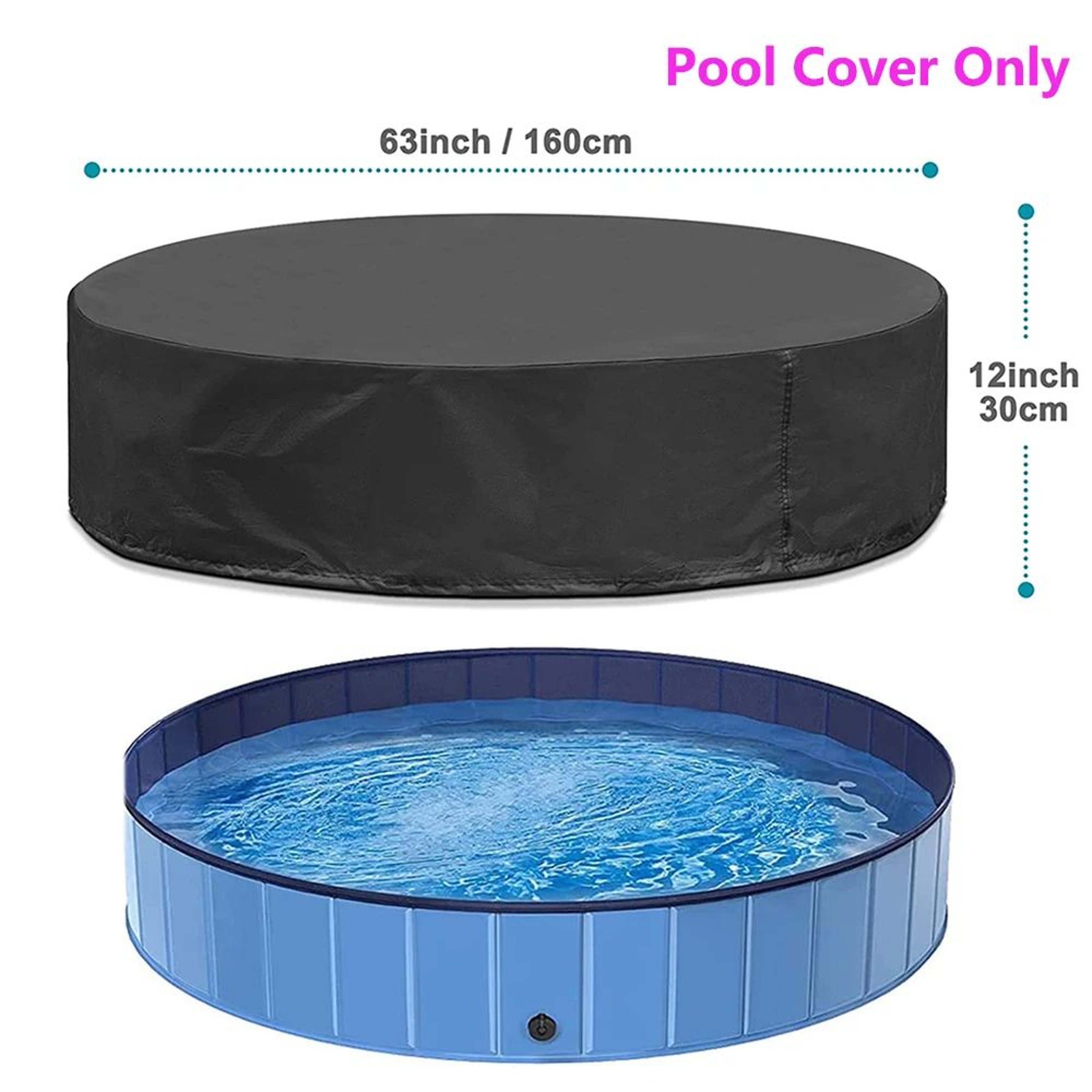 Portable Dog Swimming Pool Bath Tub 14
