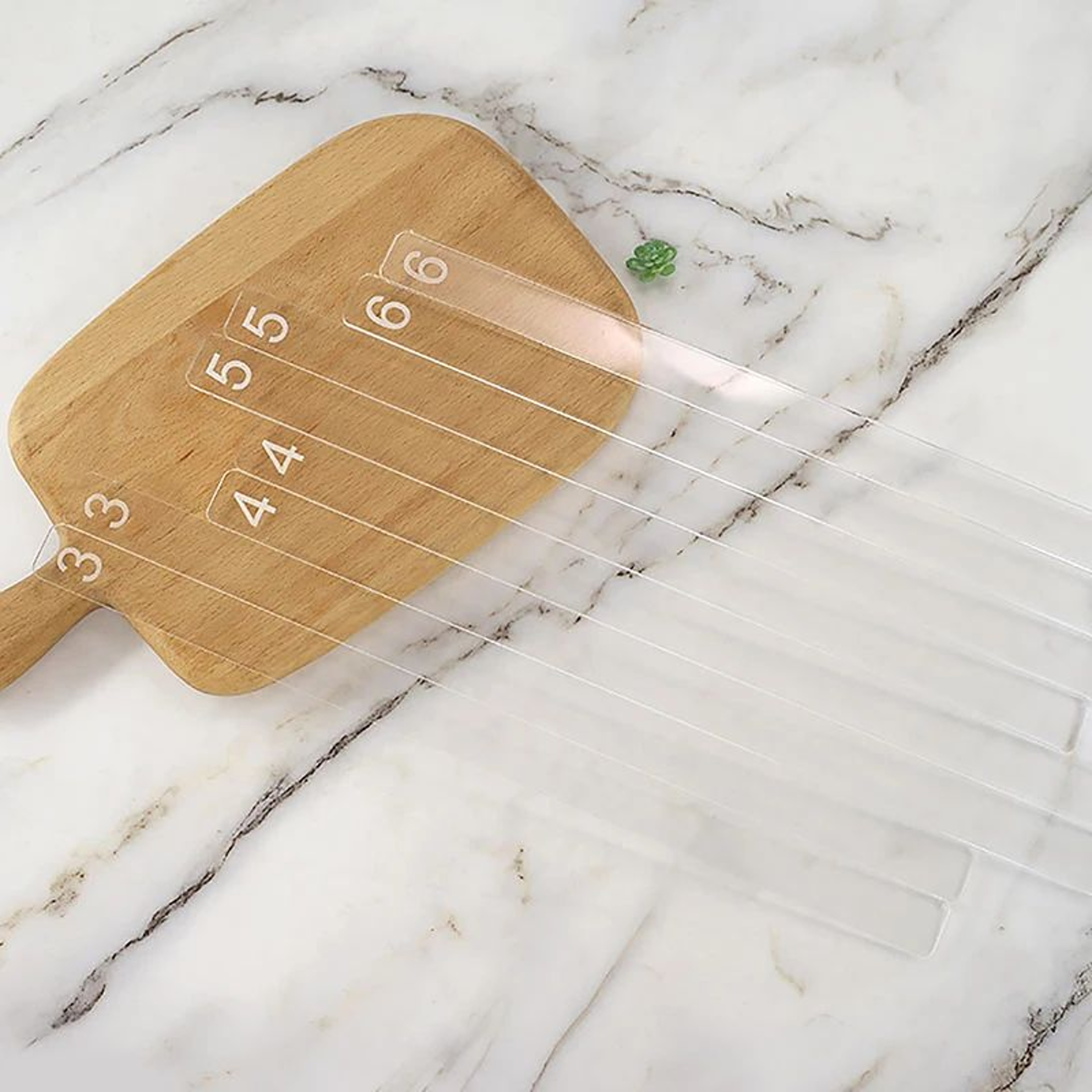 Acrylic Baking Ruler  Pastry Thickness Tool Set 3